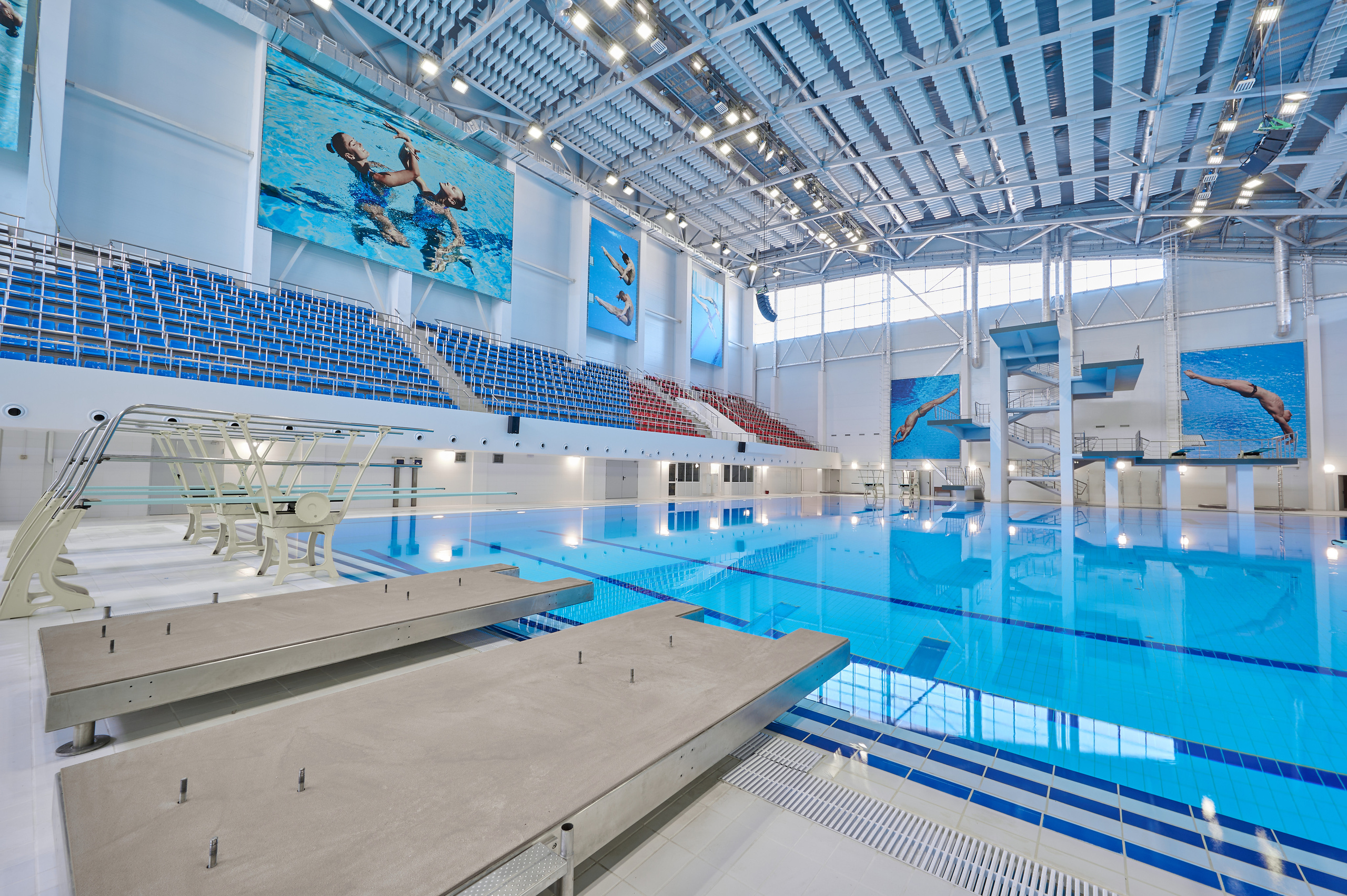 Спортивный водный комплекс. Интерьерный фотограф в Краснодаре