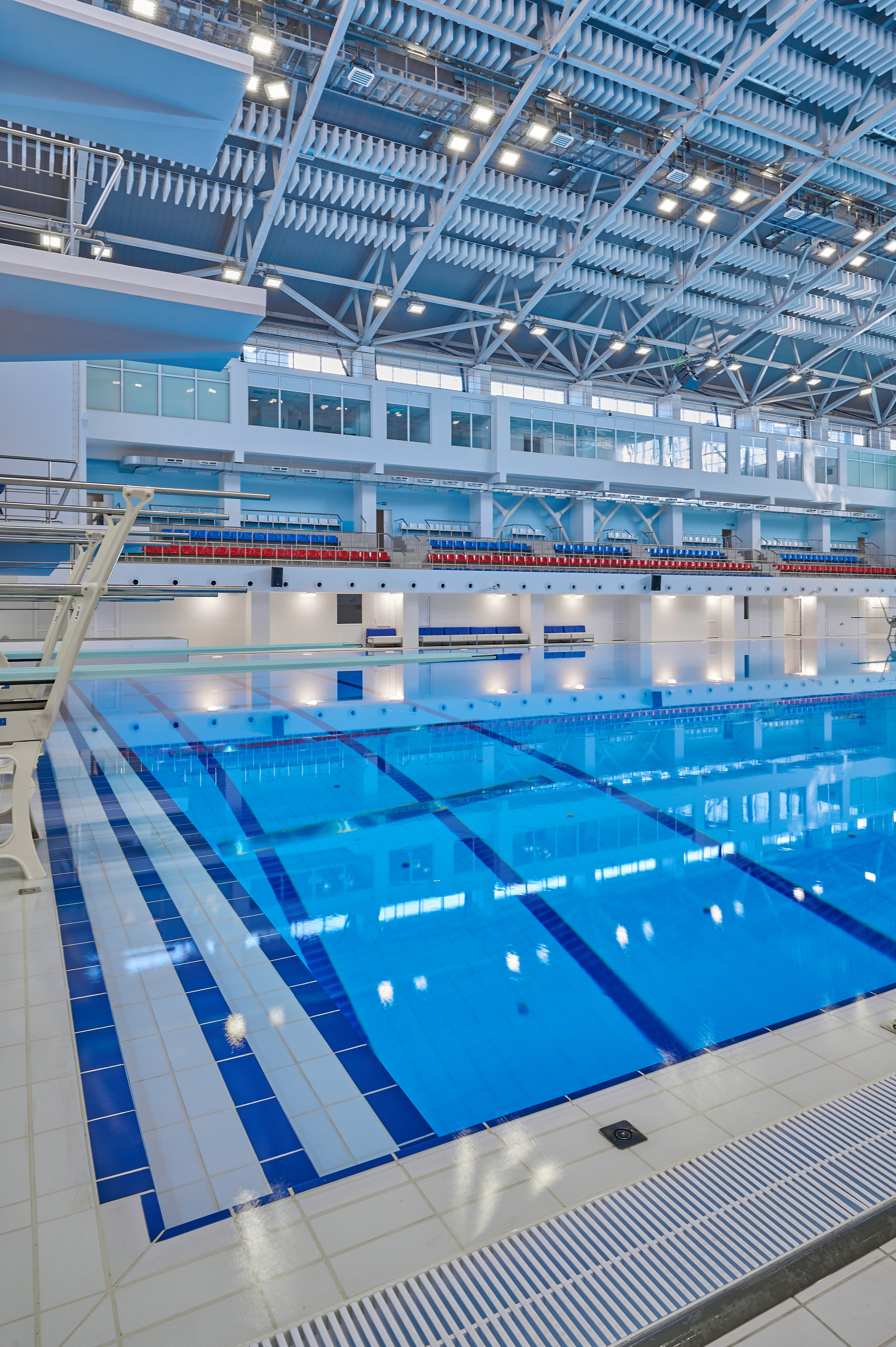 Спортивный водный комплекс. Интерьерный фотограф в Краснодаре