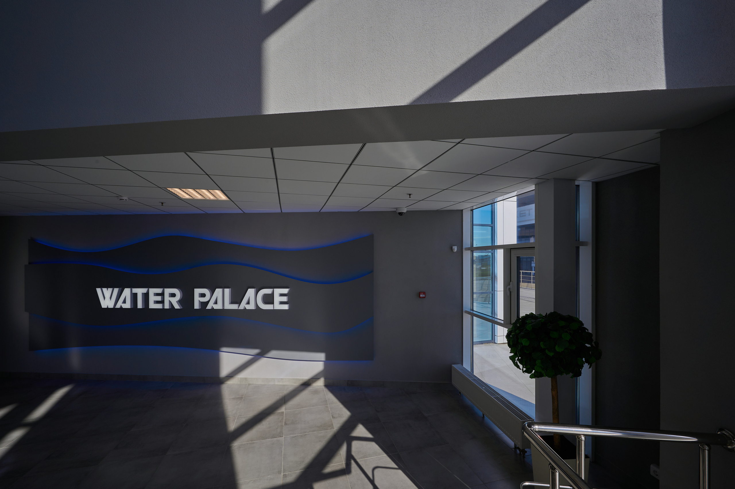 Спортивный водный комплекс. Интерьерный фотограф в Краснодаре