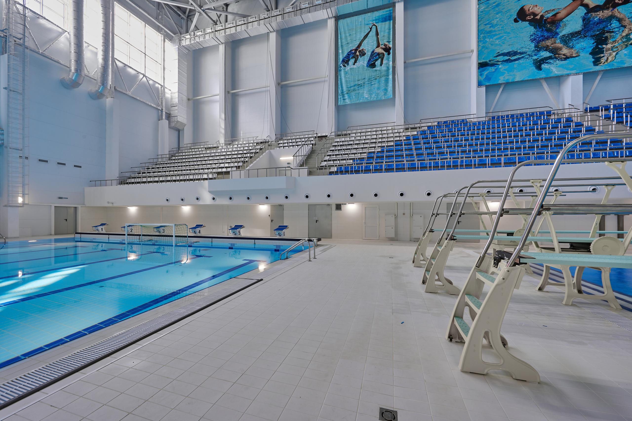 Спортивный водный комплекс. Интерьерный фотограф в Краснодаре