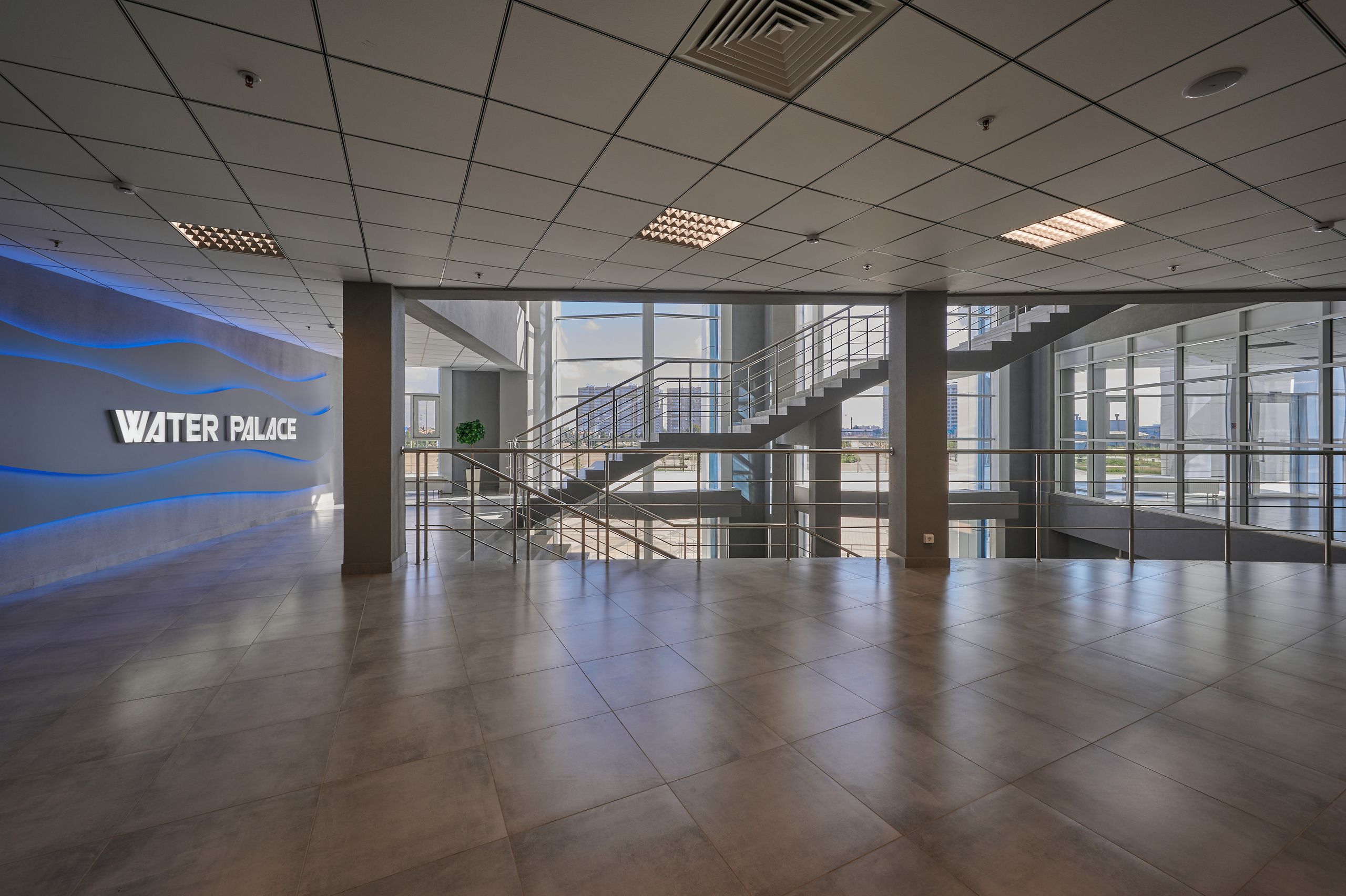 Спортивный водный комплекс. Интерьерный фотограф в Краснодаре