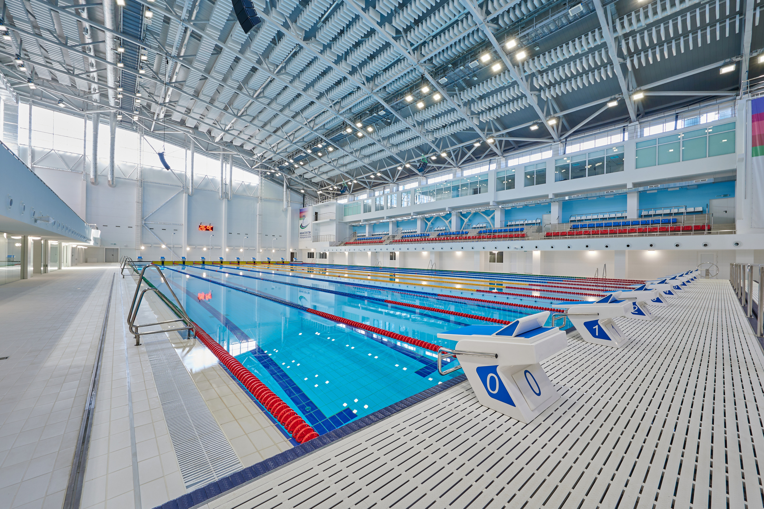 Спортивный водный комплекс. Интерьерный фотограф в Краснодаре