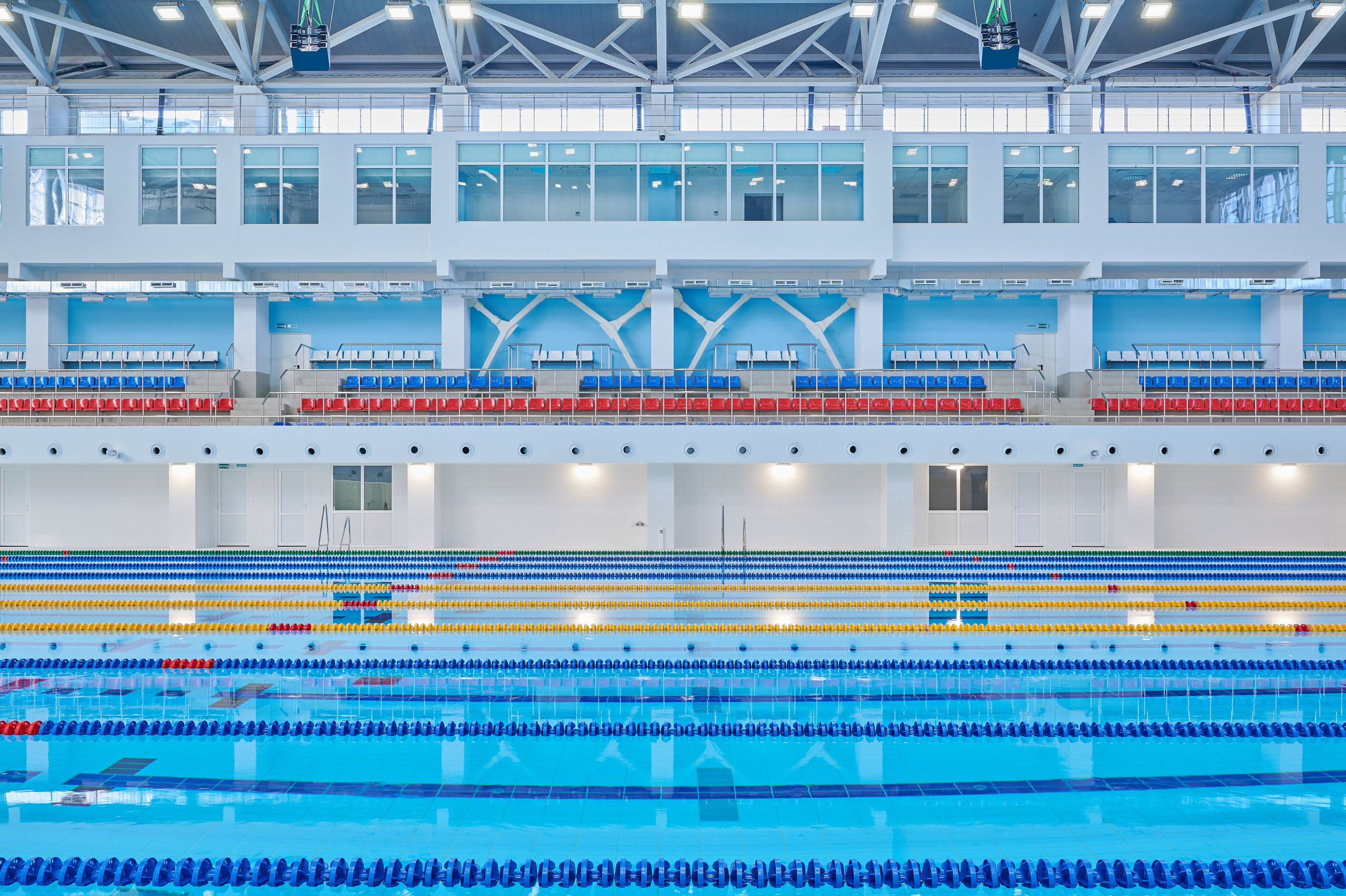 Спортивный водный комплекс. Интерьерный фотограф в Краснодаре