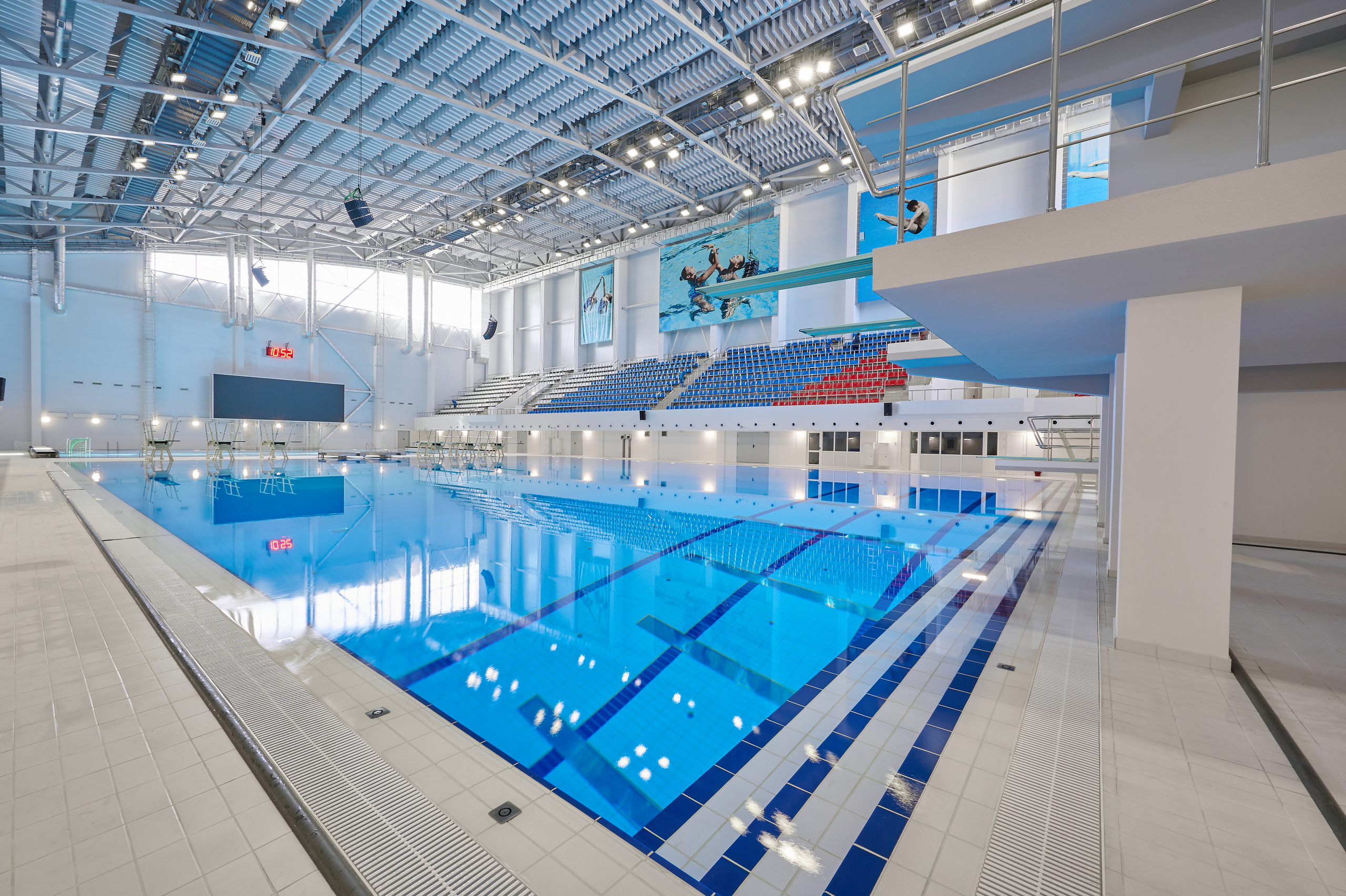 Спортивный водный комплекс. Интерьерный фотограф в Краснодаре