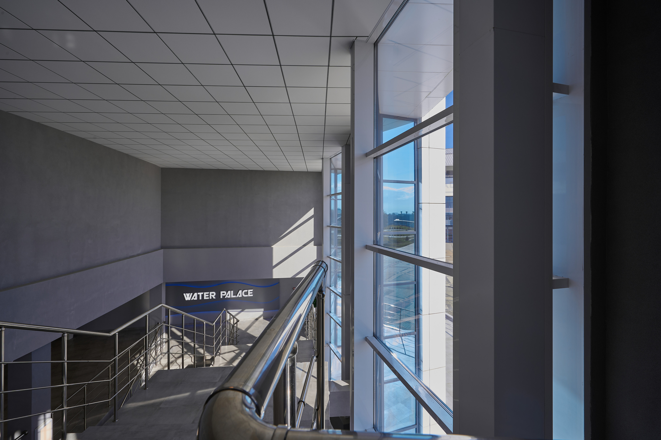 Спортивный водный комплекс. Интерьерный фотограф в Краснодаре