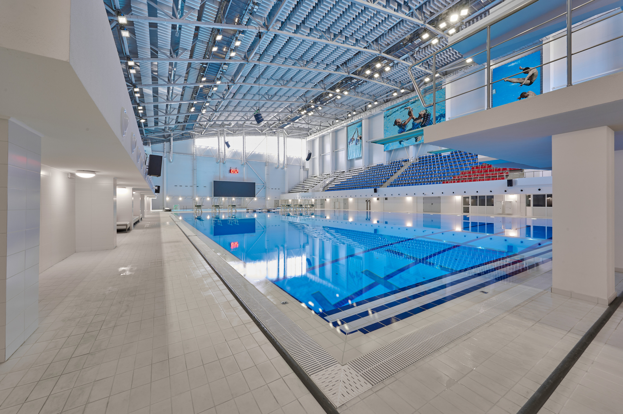 Спортивный водный комплекс. Интерьерный фотограф в Краснодаре