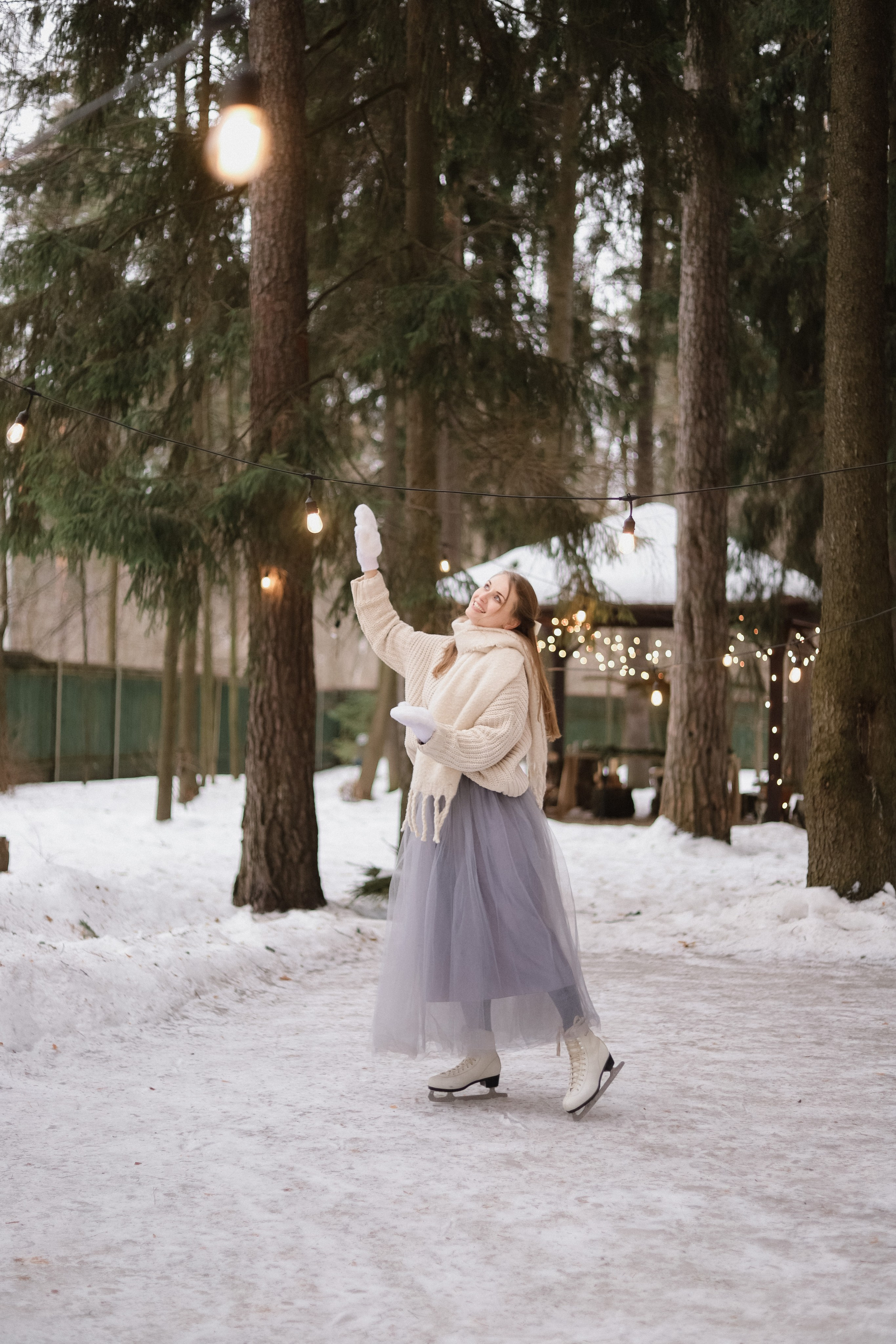 Девушка на катке. Свадебный, семейный и детский фотограф в Люберцах Зайцева Анастасия