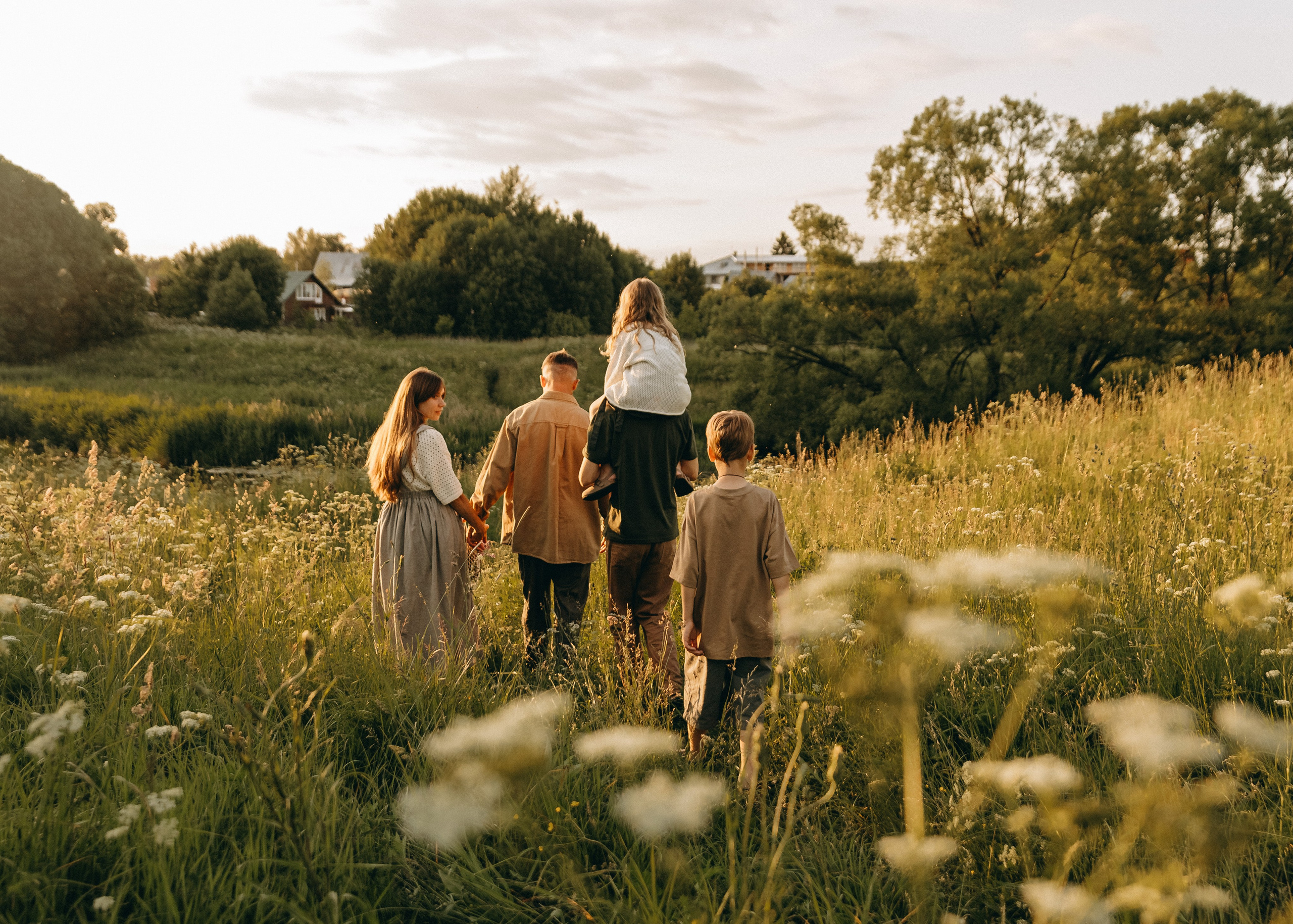 Наталья, Дмитрий, Артем, Леша и Аглая. Семейный фотограф В Москве Александра Дейкун