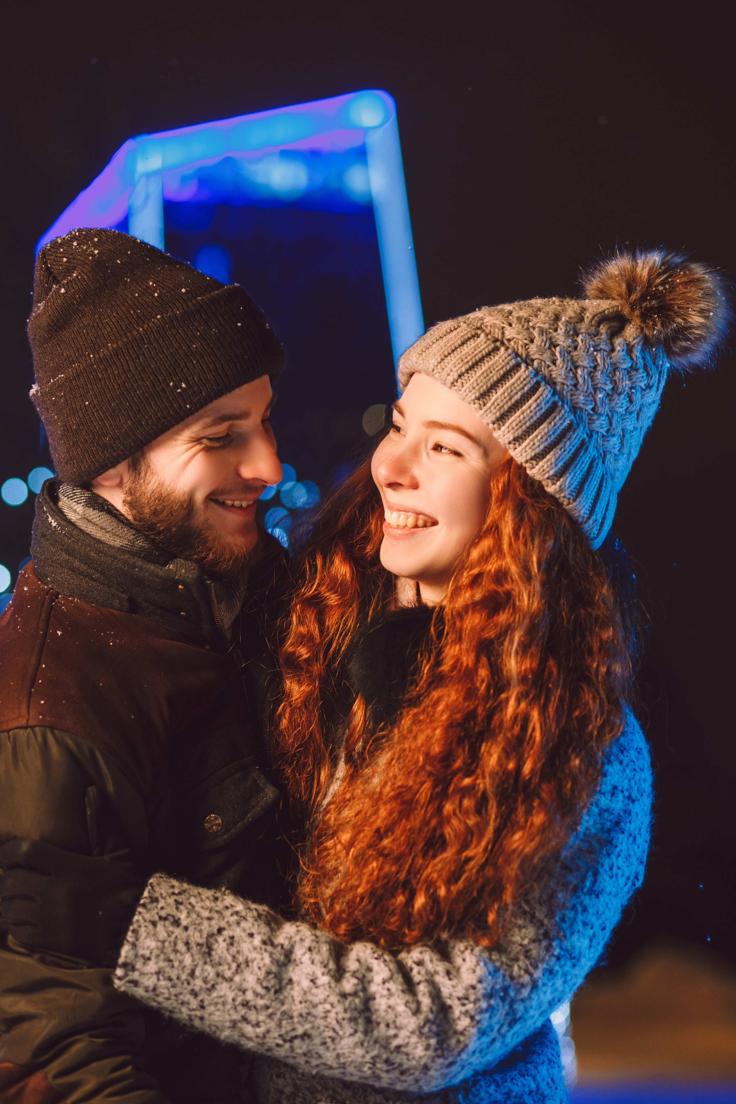 НеХолодная ночь Вити и Кристины. Профессиональный фотограф в Ижевске Леша Петров