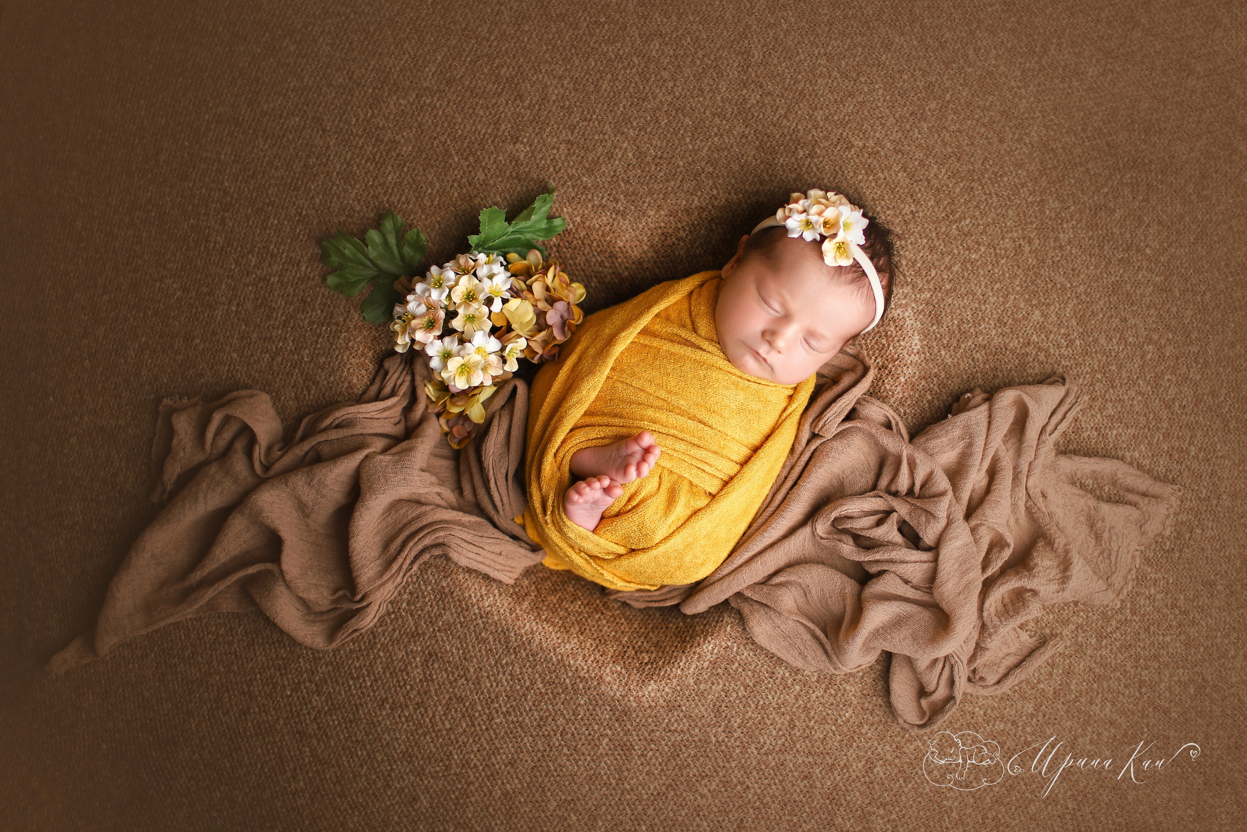 Новорожденная фотосессия для девочек. Ирина Кан Фотограф новорожденных в Екатеринбурге