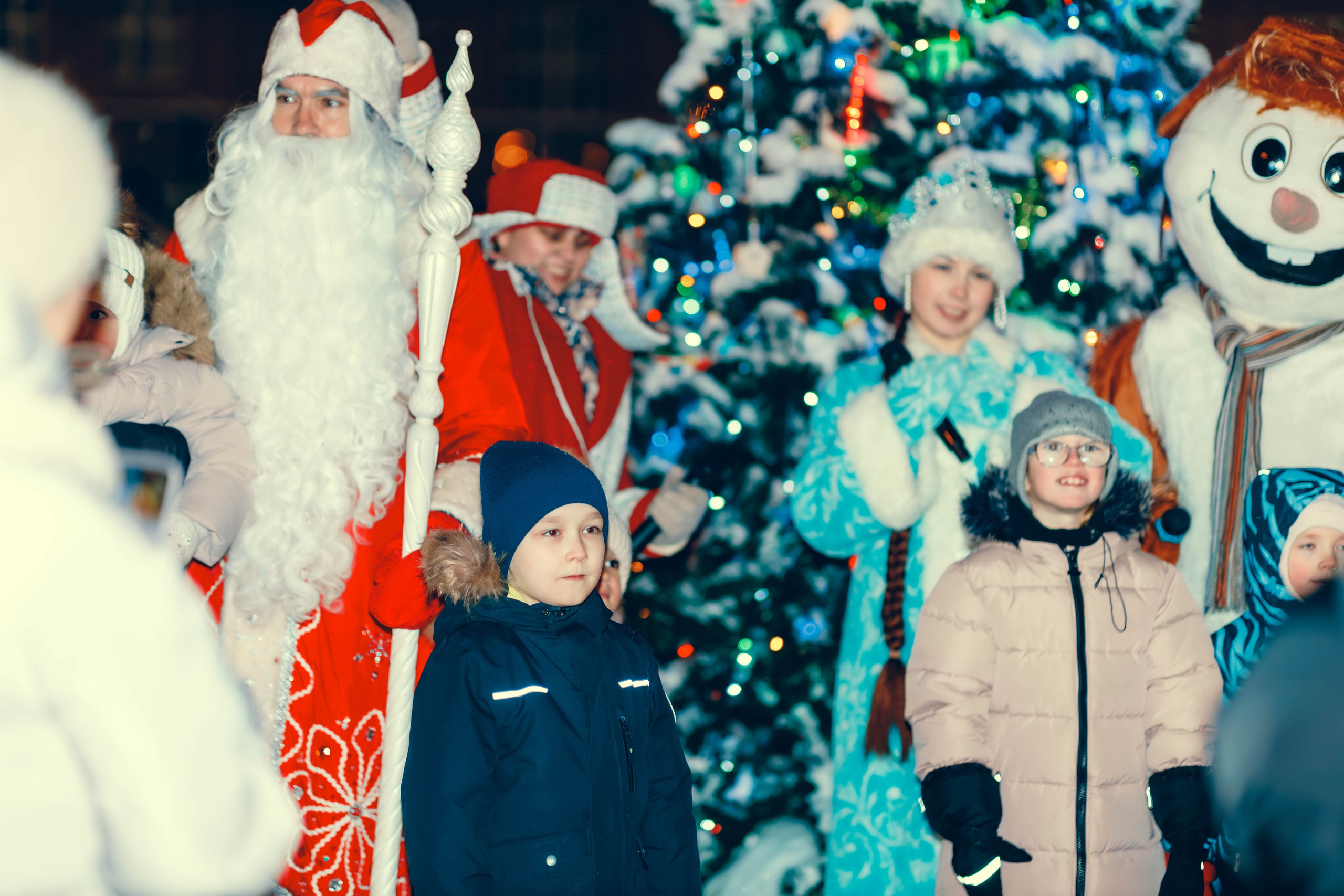 Елка в микрорайоне Университет. Фотограф г. Чебоксары Николай Фадеев