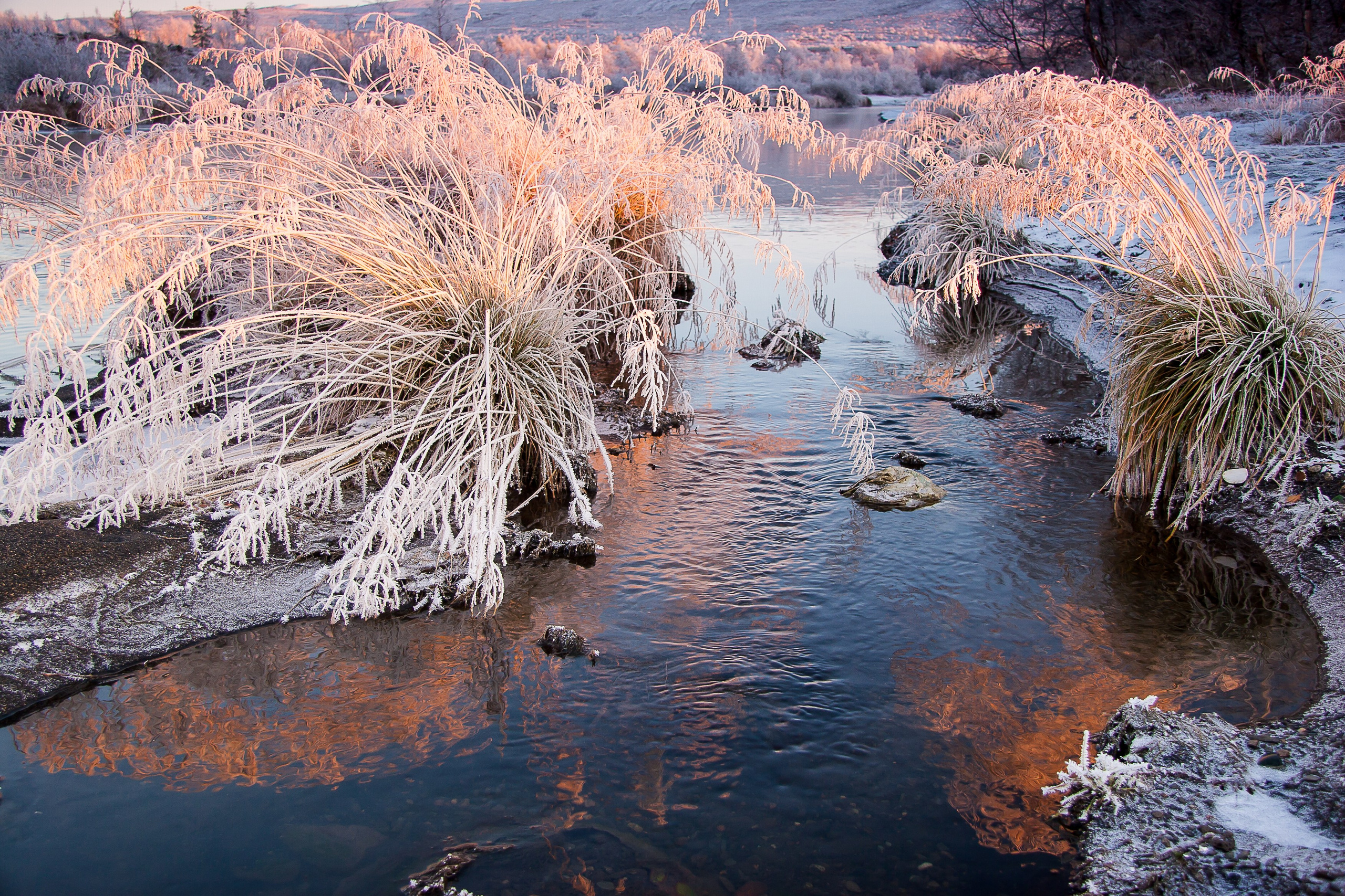 Зима. Пейзажи Крайнего Севера. Баренцево море, Рыбачий, Средний, Немецкий
