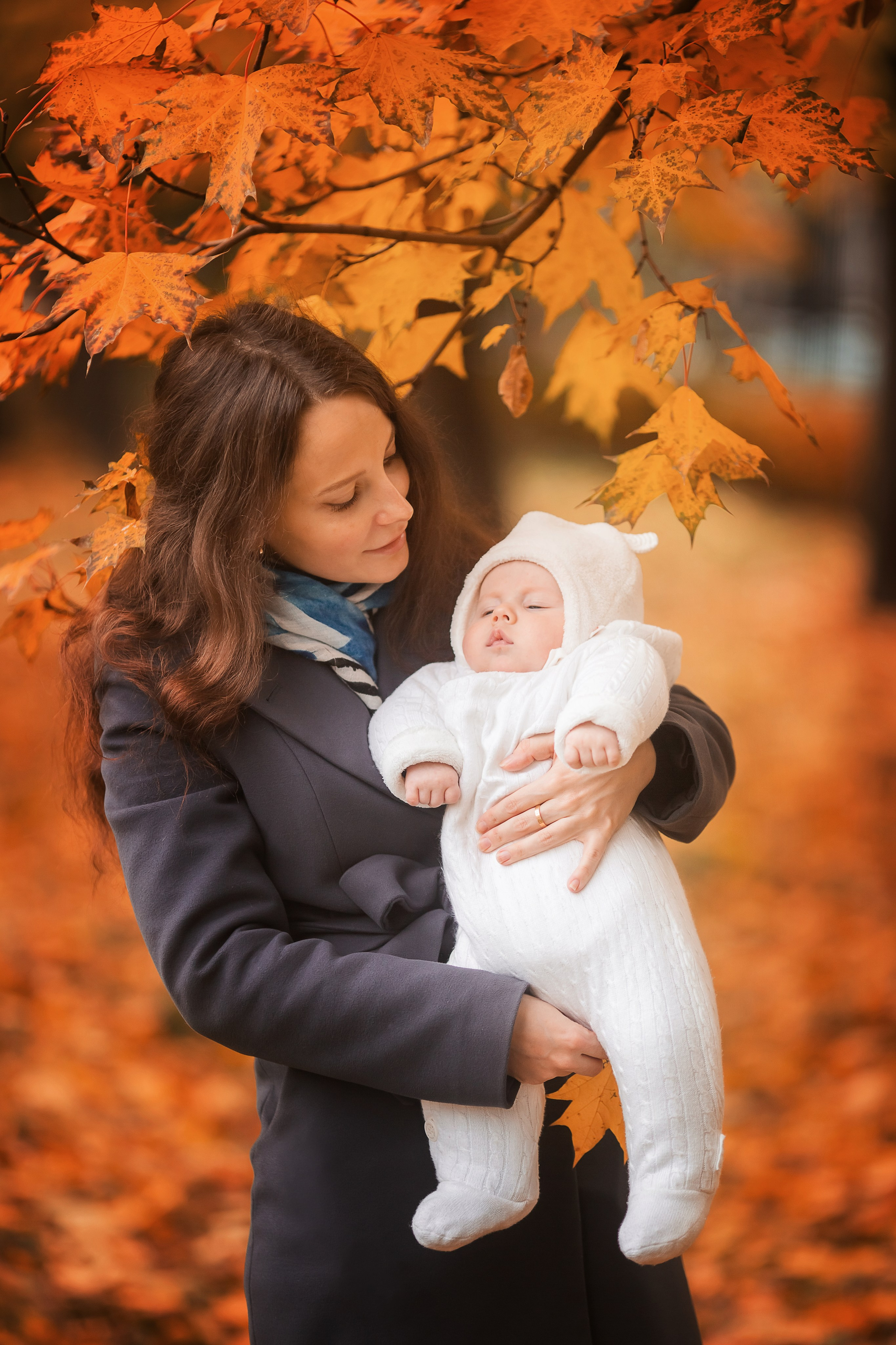 Осенняя семейная фотосессия. צלם ואמן ילדים ומשפחה