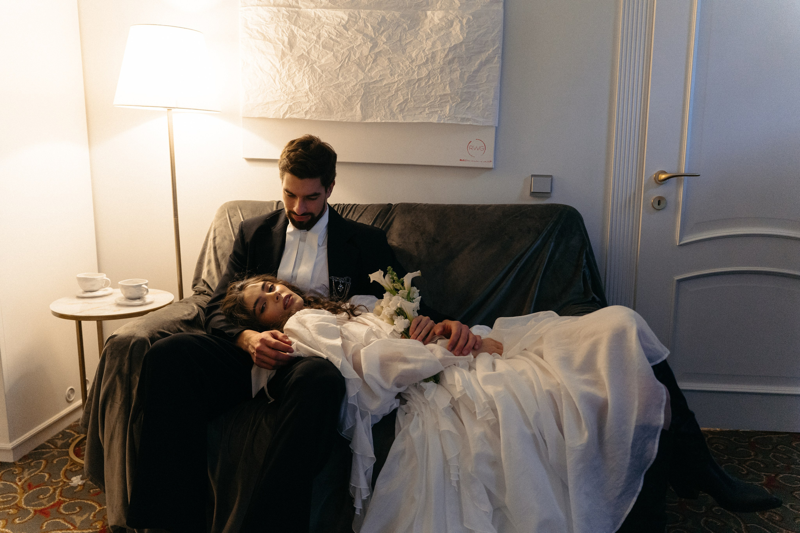 Тимур и Гала | Marco Polo hotel white. Фотограф Вероника Балабанова, Москва