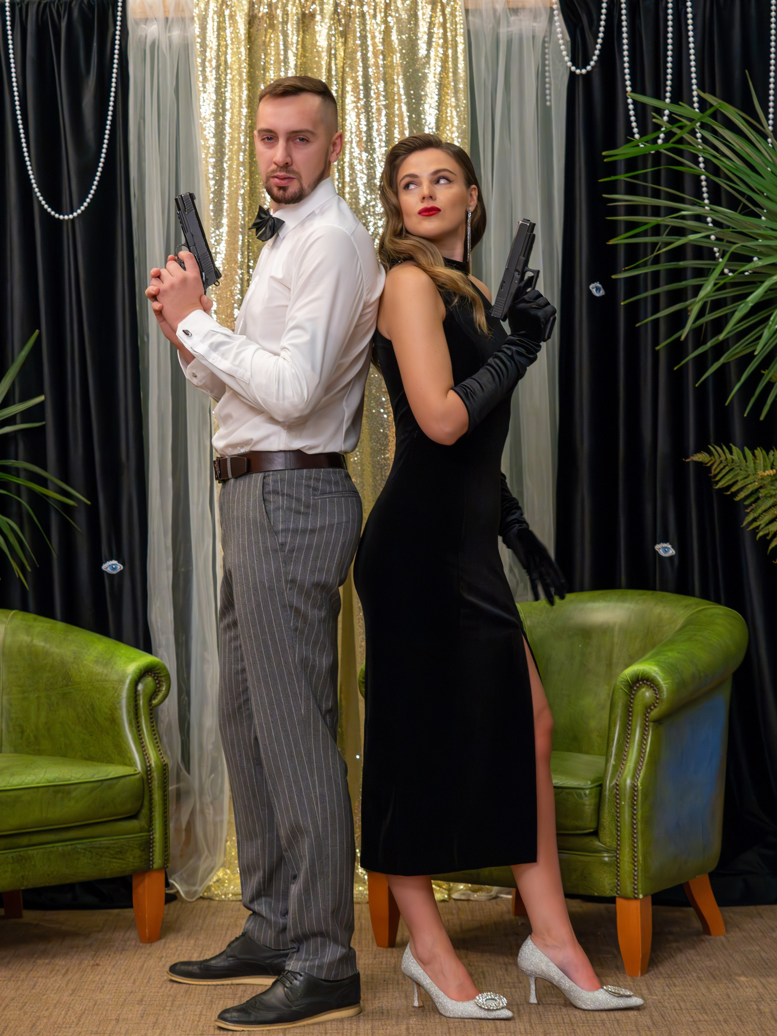 Новый год в стиле Great Gatsby. Репортажный фотограф в Красной Поляне и Сочи Павлюченко Екатерина