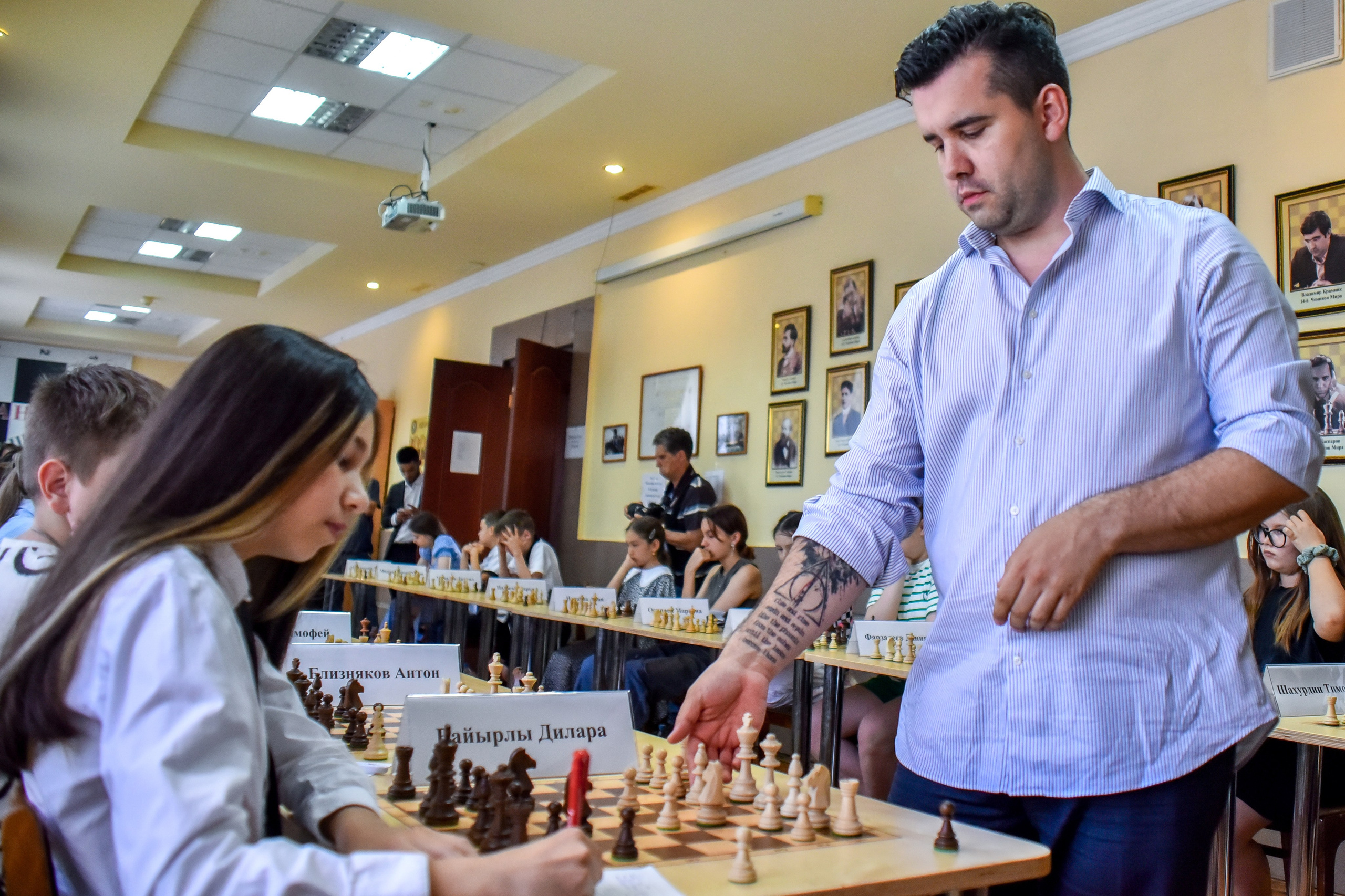 Ян Непомнящий, пресс-подход. Спортивный и репортажный фотограф в Казани Вячеслав Сатонин