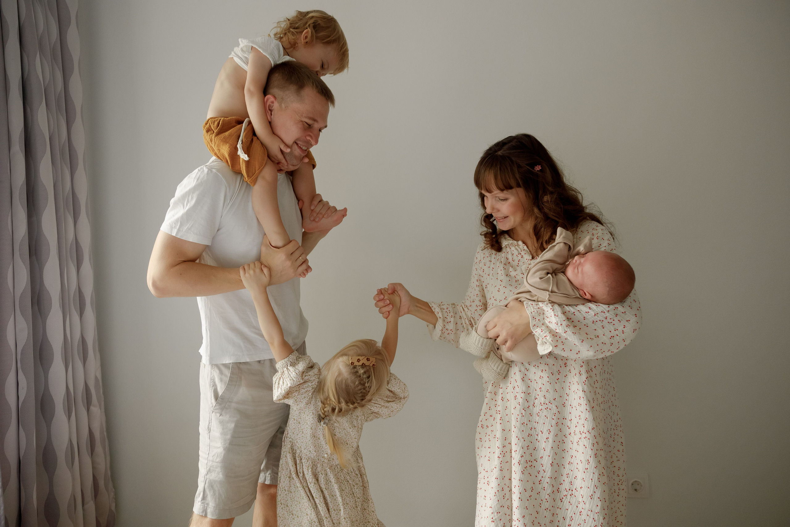 Домашняя семейная съёмка. Фотограф Москва