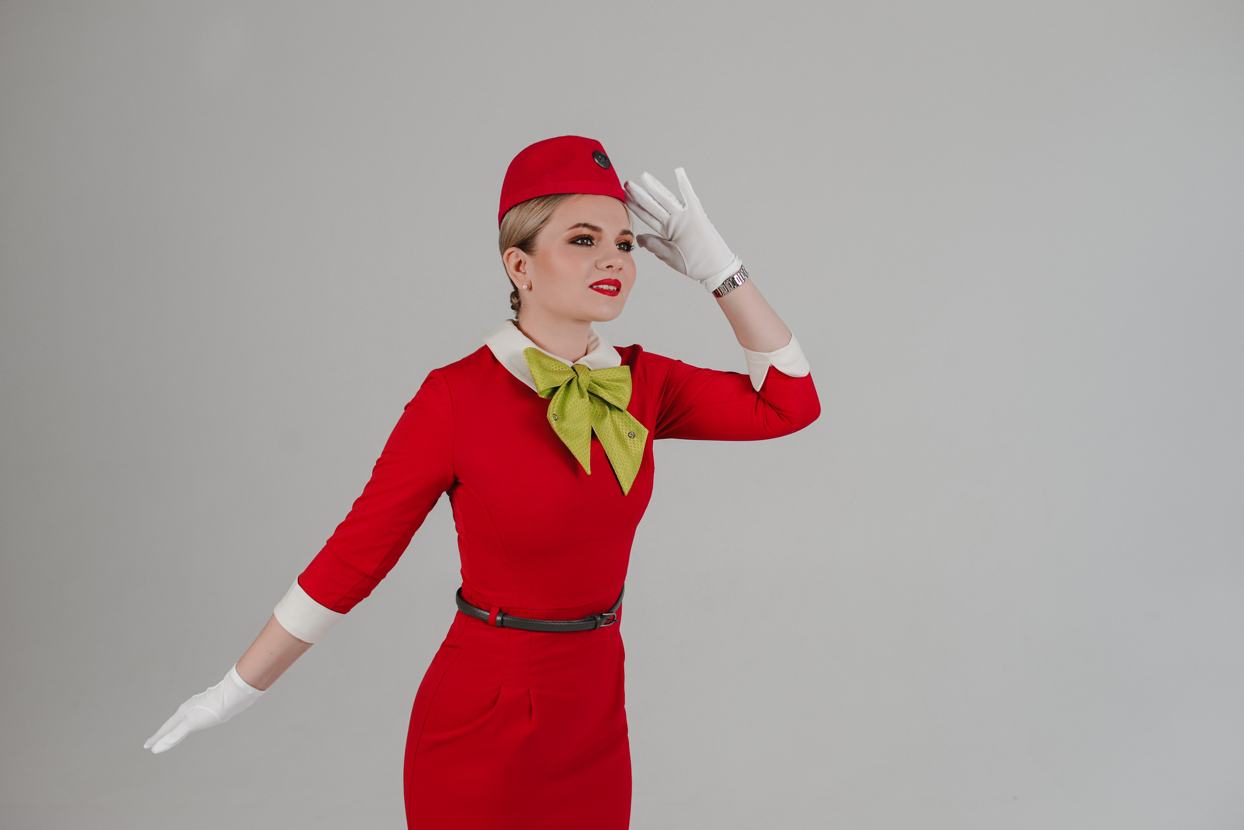 Стюардесса по имени Полина. Фотограф Ярута Оксана / Ростов-на-Дону