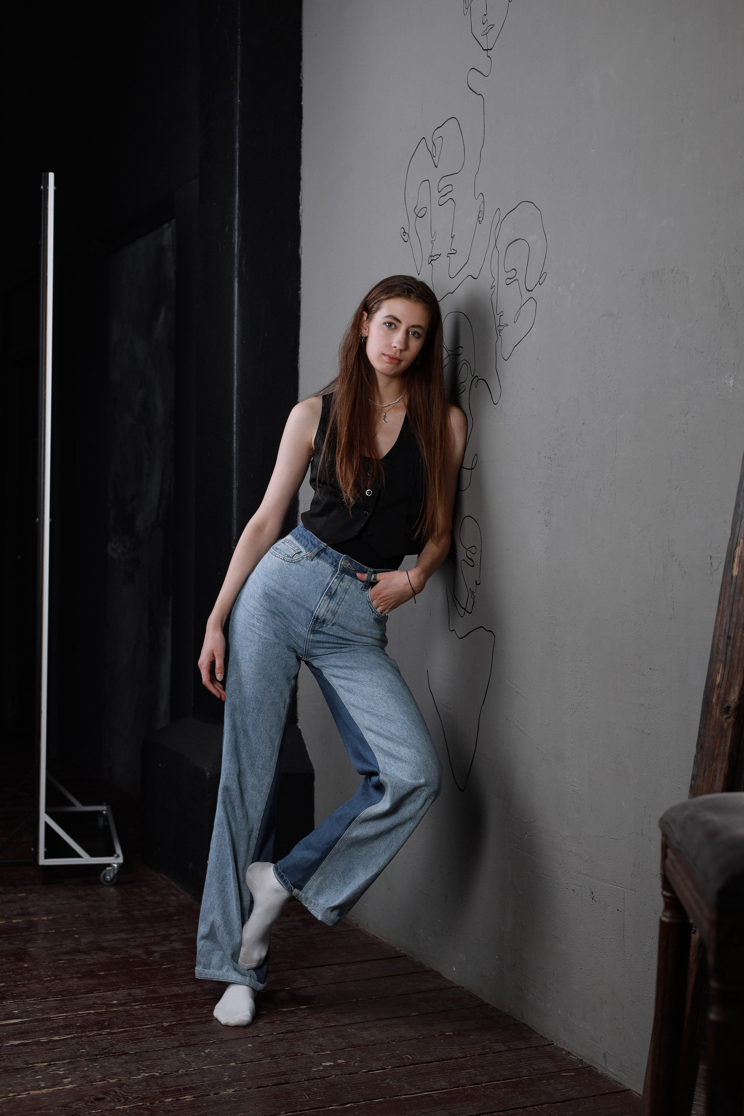 Студийная съемка актрисы. Евгения Волошина Фотограф Москва / Белгород