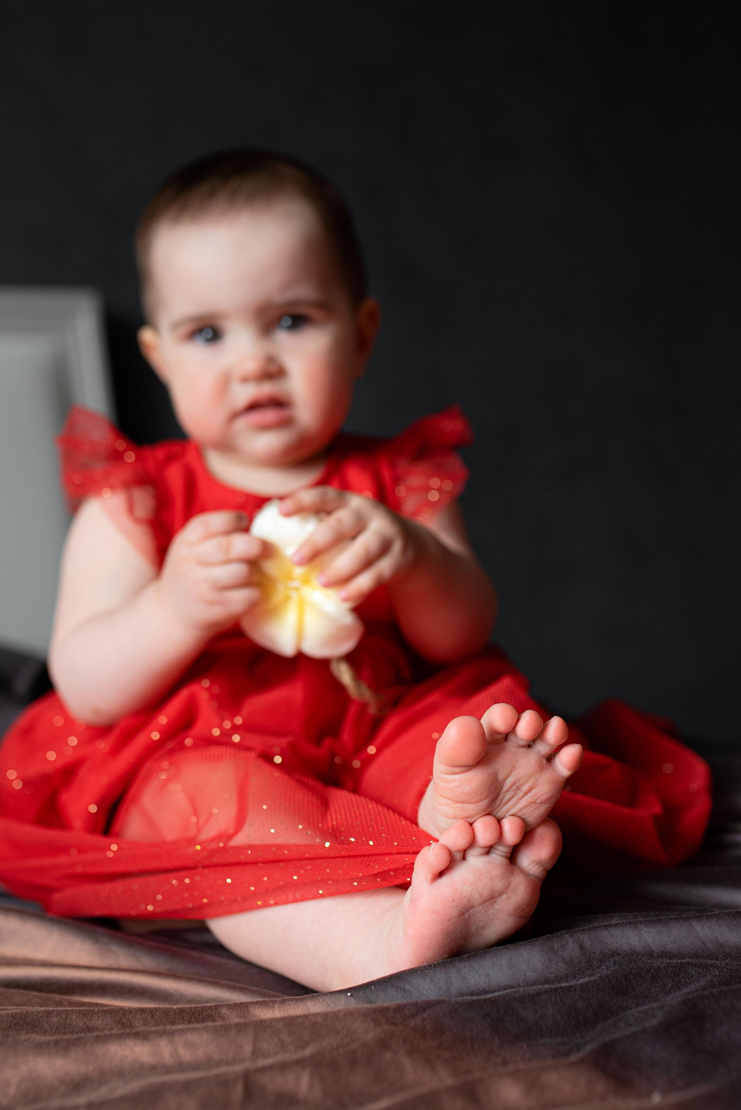 Мирослава, 1 годик (домашняя фотосессия). Фотограф новорожденных в Екатеринбурге Лена Ильина