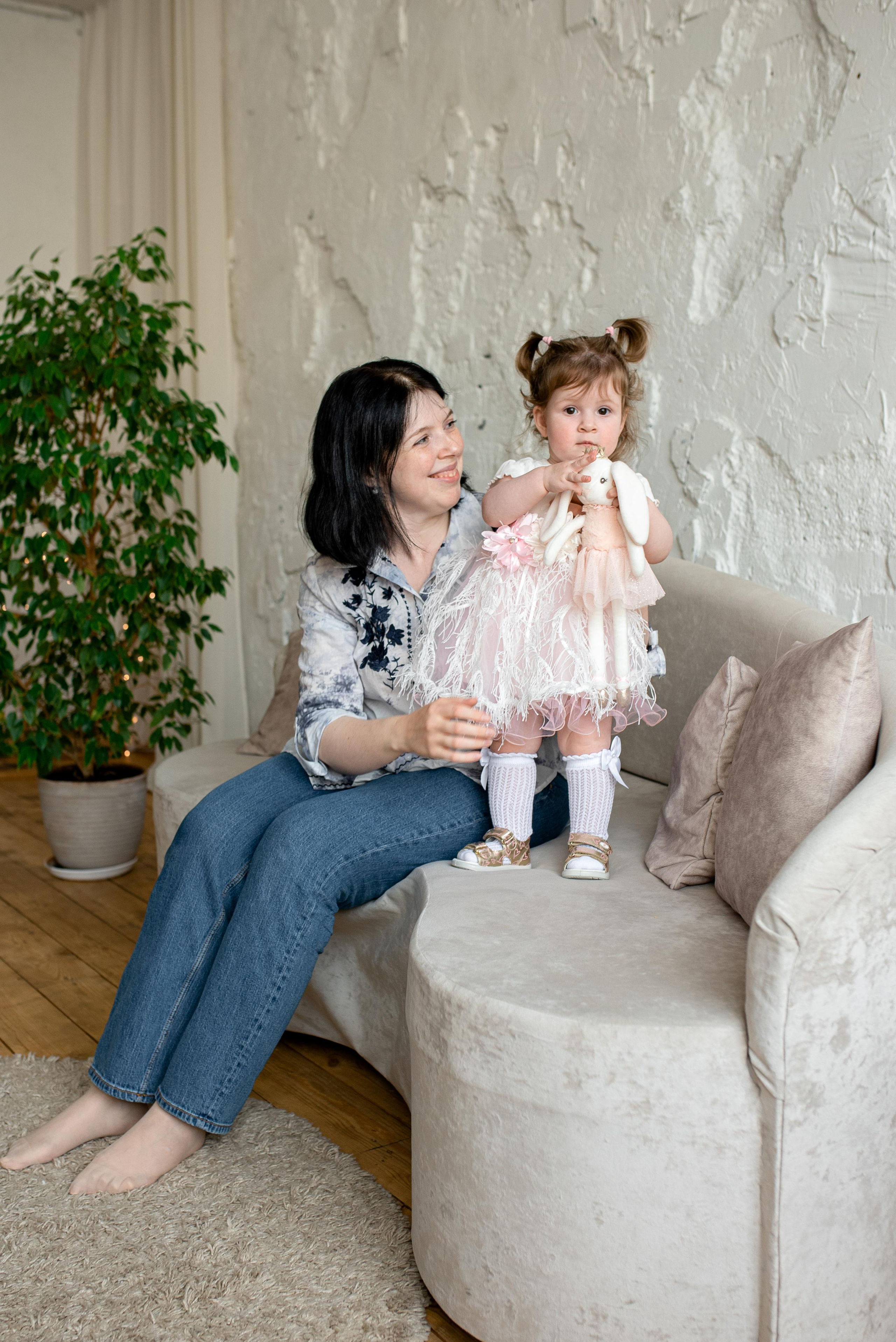 Полина, 1 годик (фотостудия Lightroom). Фотограф новорожденных в Екатеринбурге Лена Ильина