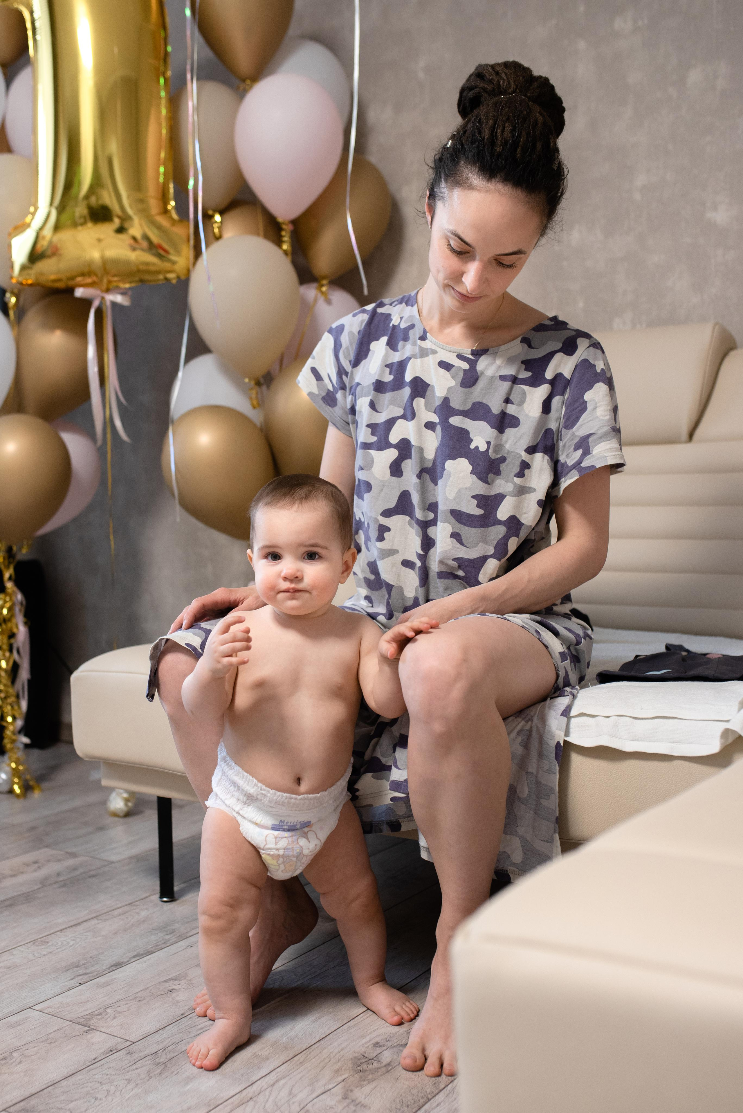 Мирослава, 1 годик (домашняя фотосессия). Фотограф новорожденных в Екатеринбурге Лена Ильина