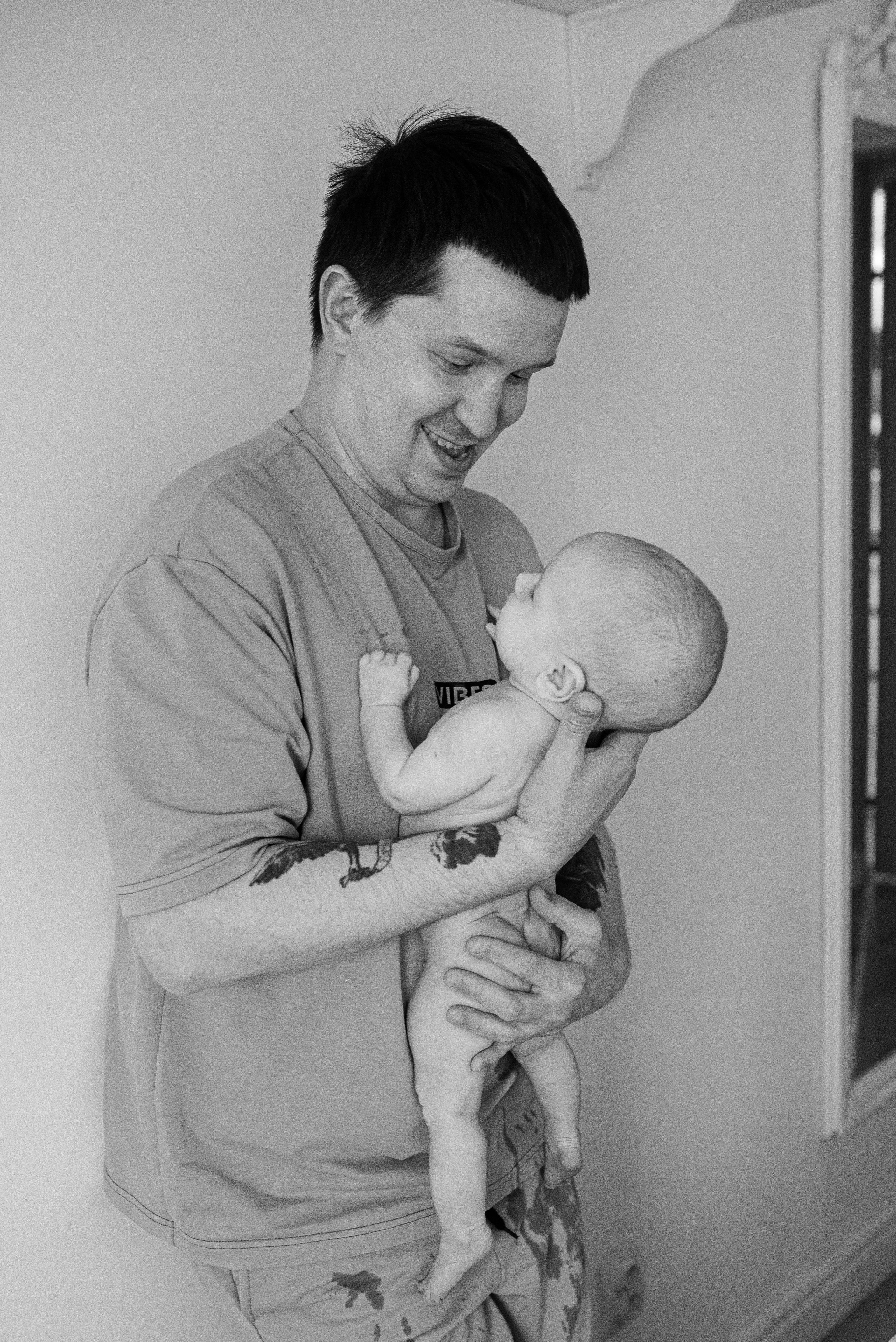 Мария, 3 месяца (домашняя фотосессия в стиле Lifestyle). Фотограф новорожденных в Екатеринбурге Лена Ильина