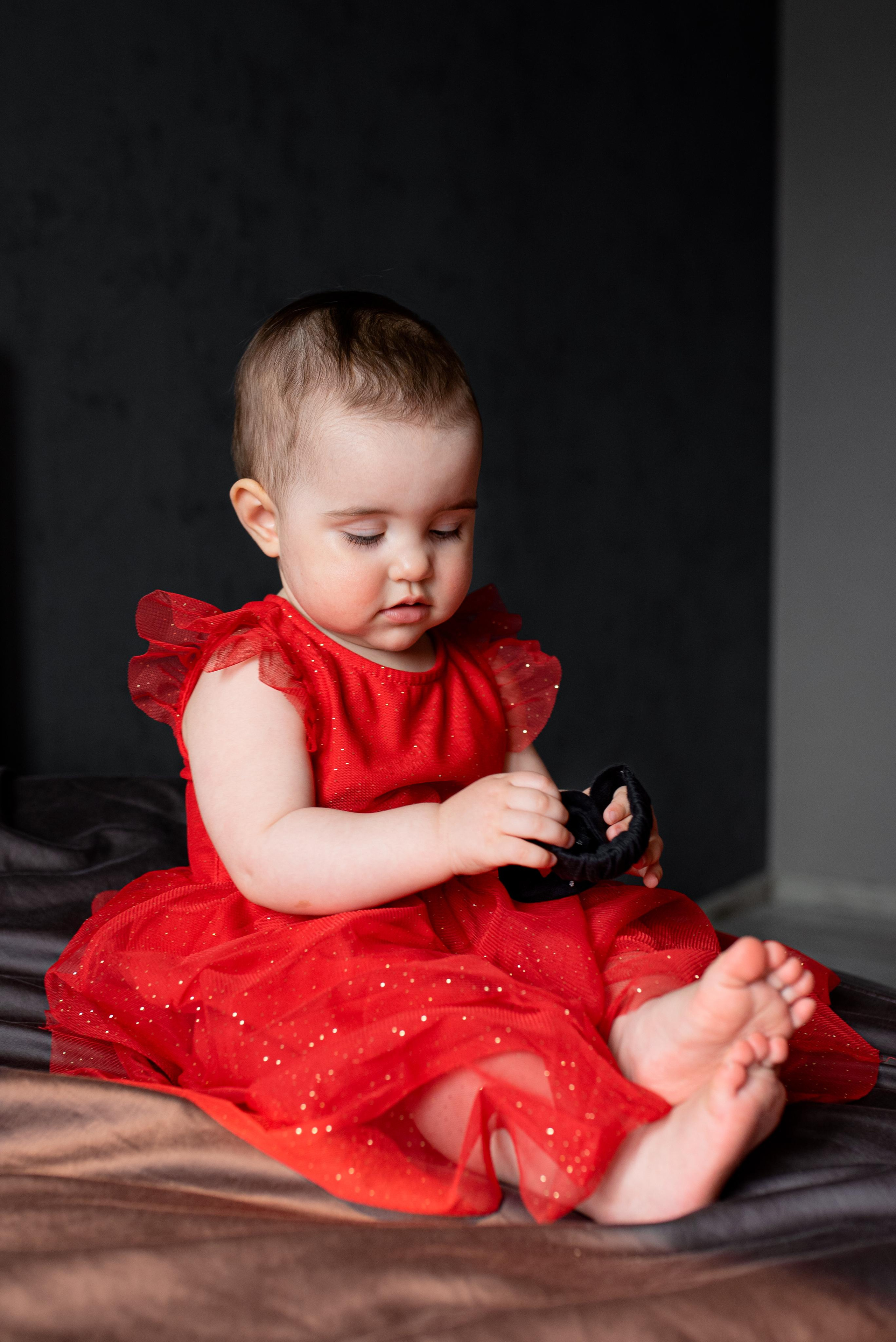 Мирослава, 1 годик (домашняя фотосессия). Фотограф новорожденных в Екатеринбурге Лена Ильина