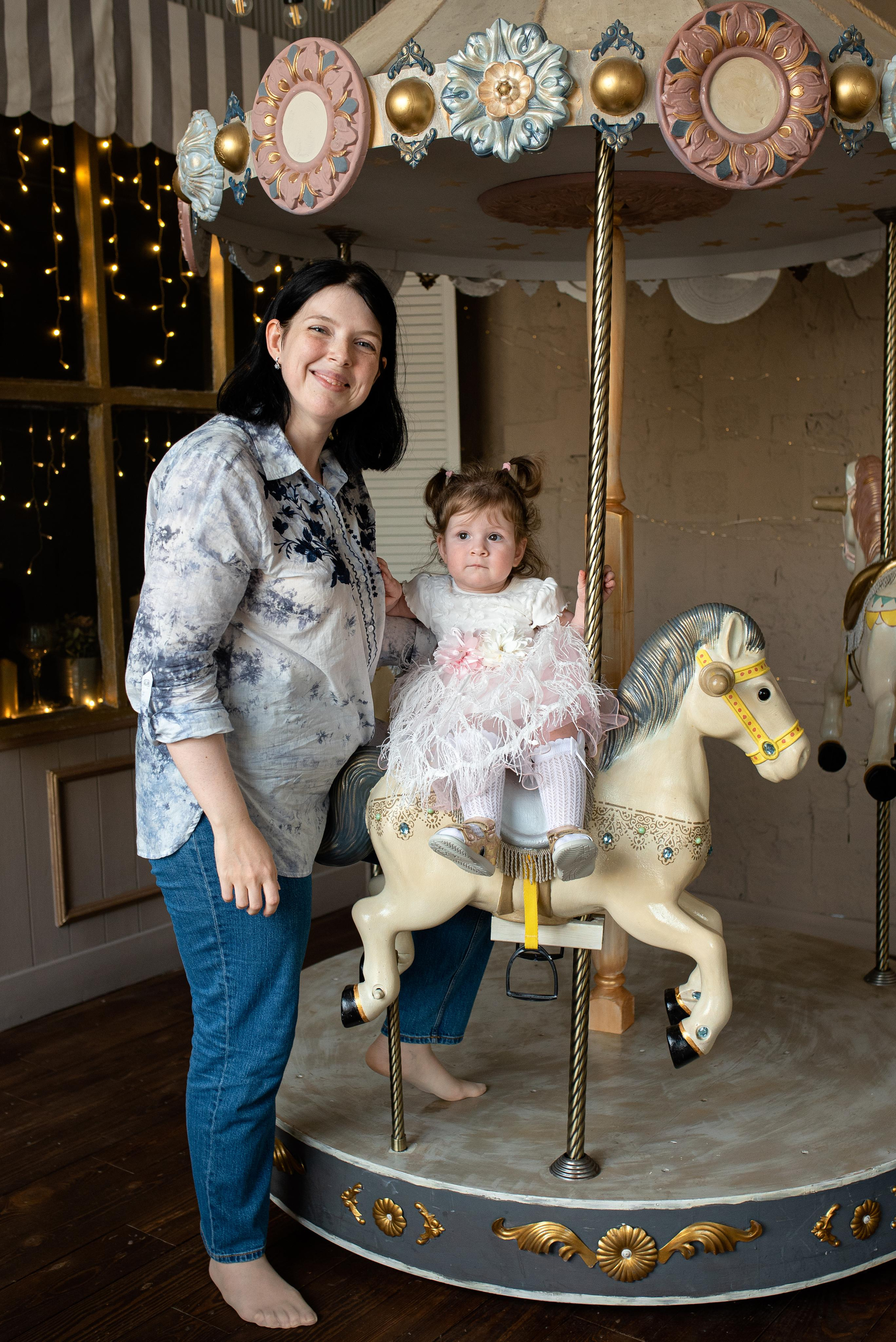 Полина, 1 годик (фотостудия Lightroom). Фотограф новорожденных в Екатеринбурге Лена Ильина