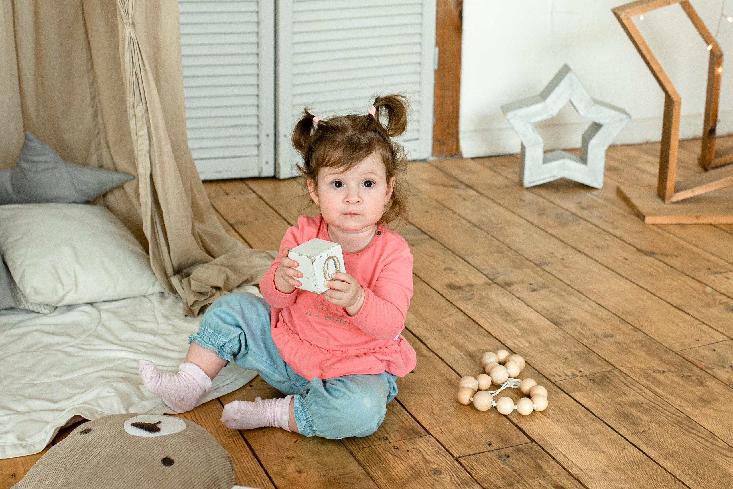 Полина, 1 годик (фотостудия Lightroom). Фотограф новорожденных в Екатеринбурге Лена Ильина