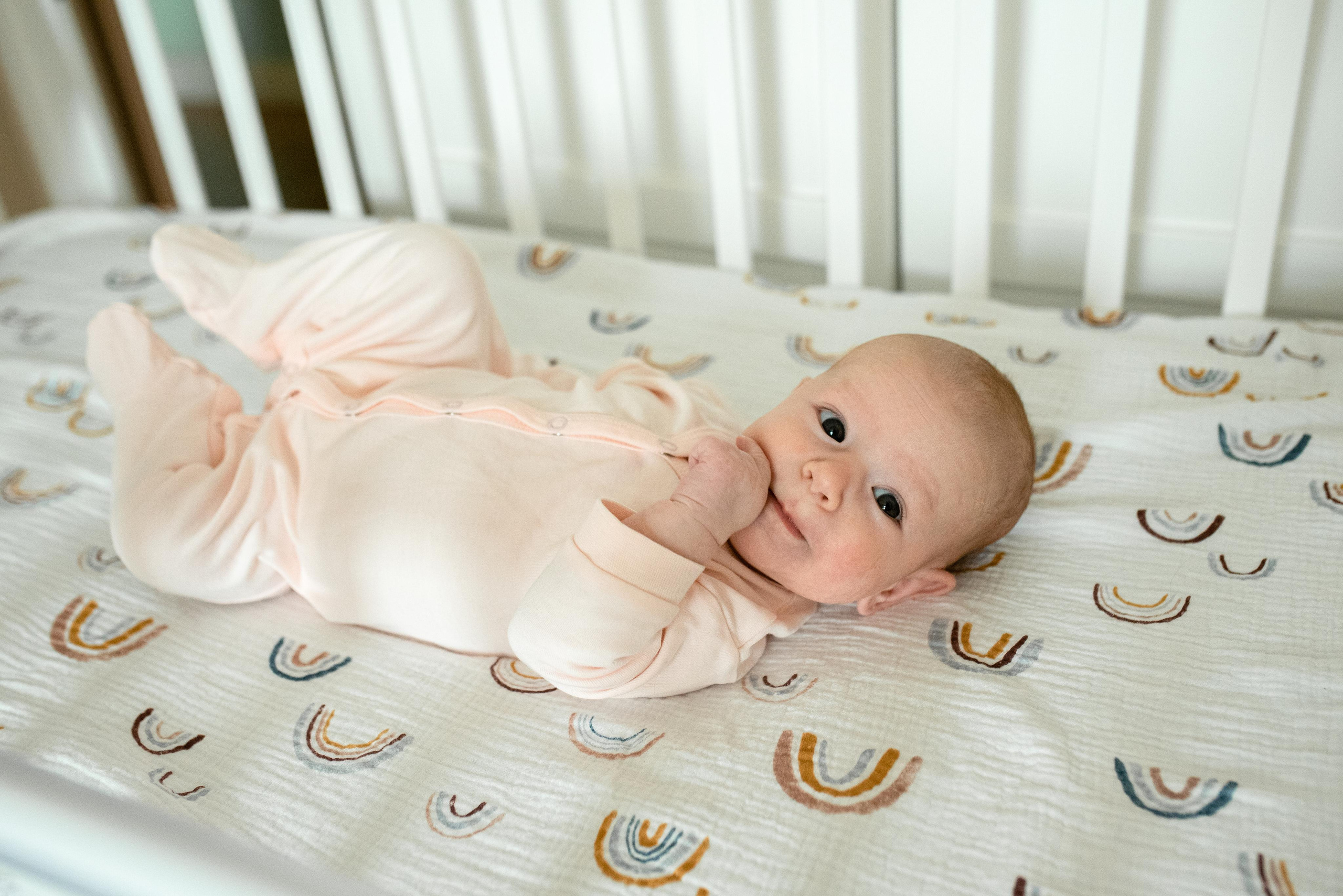 Мария, 3 месяца (домашняя фотосессия в стиле Lifestyle). Фотограф новорожденных в Екатеринбурге Лена Ильина