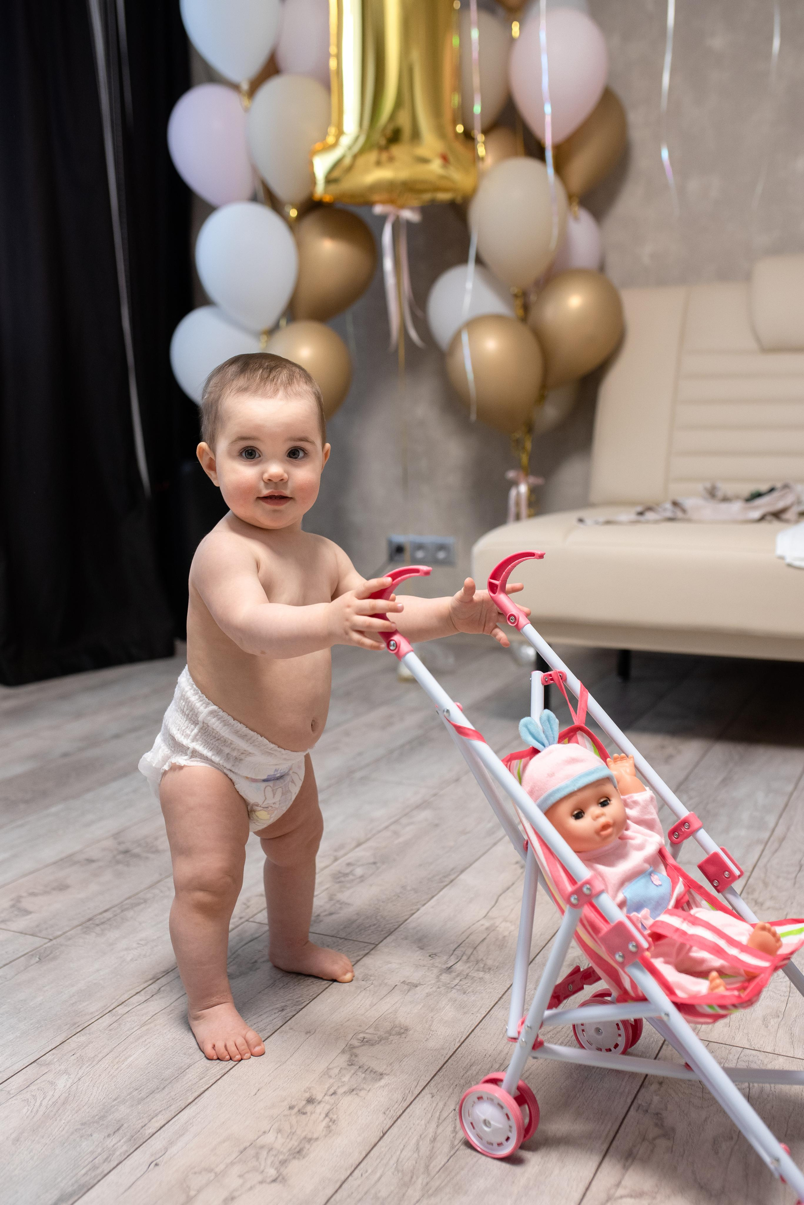 Мирослава, 1 годик (домашняя фотосессия). Фотограф новорожденных в Екатеринбурге Лена Ильина