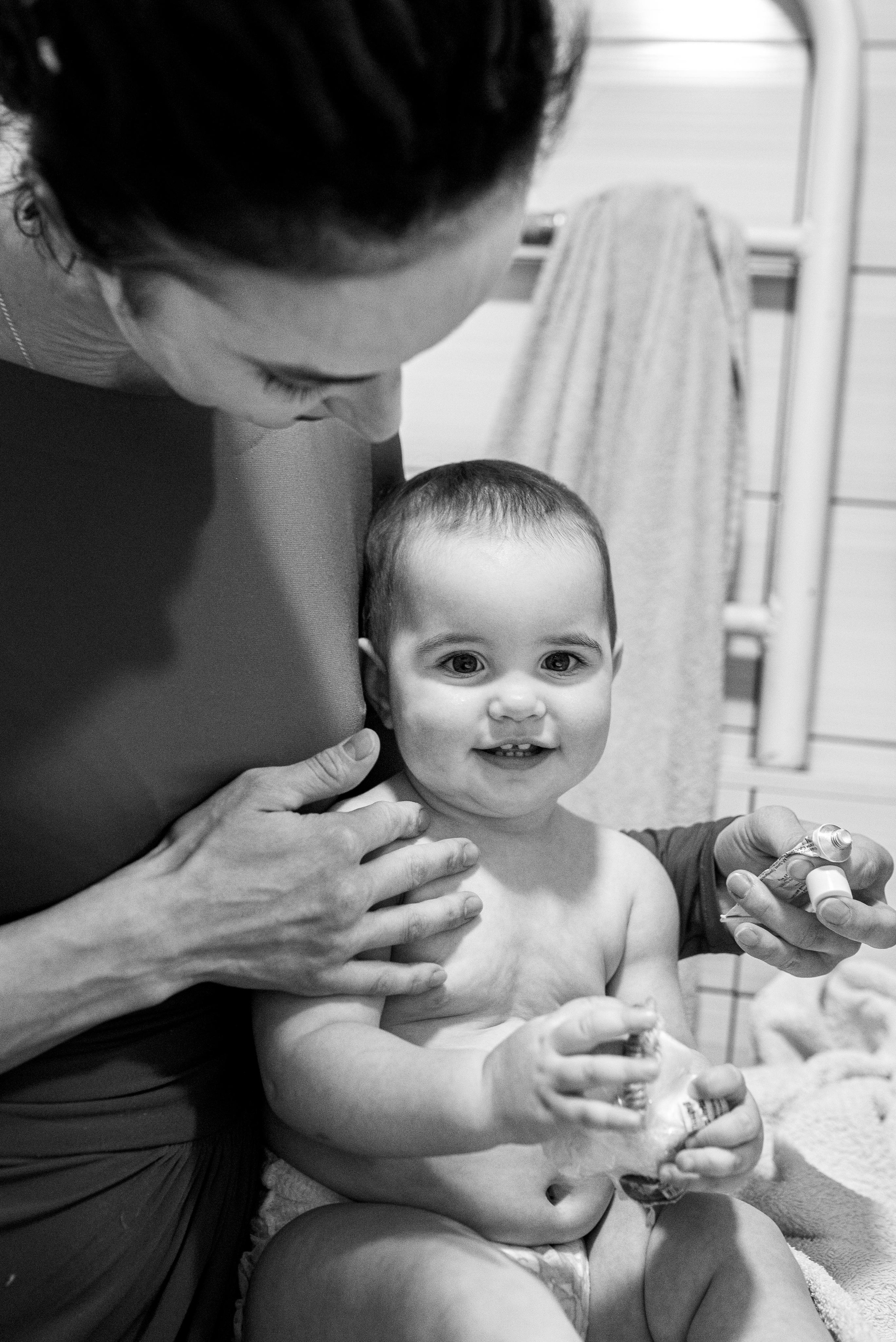 Мирослава, 1 годик (домашняя фотосессия). Фотограф новорожденных в Екатеринбурге Лена Ильина