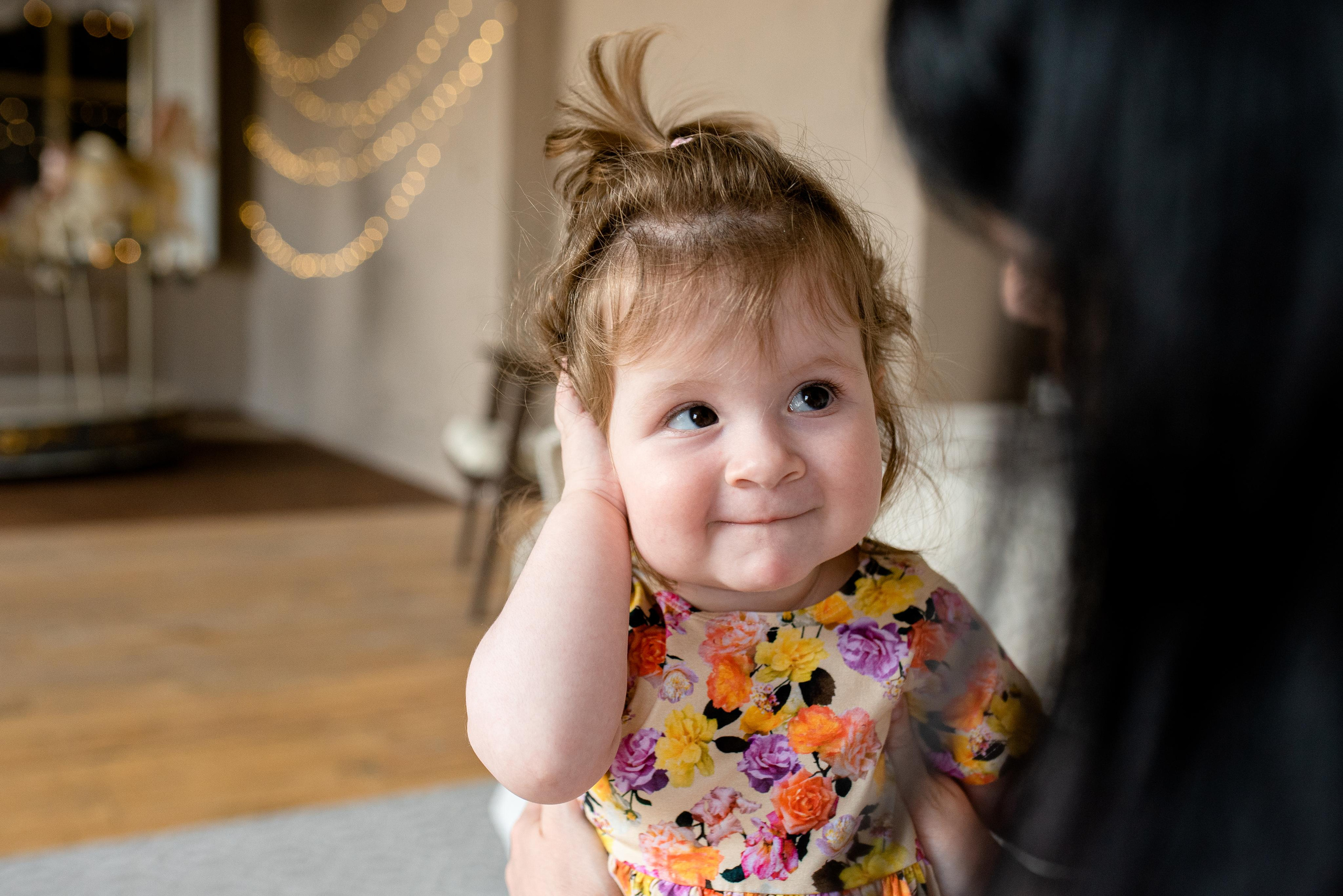 Полина, 1 годик (фотостудия Lightroom). Фотограф новорожденных в Екатеринбурге Лена Ильина