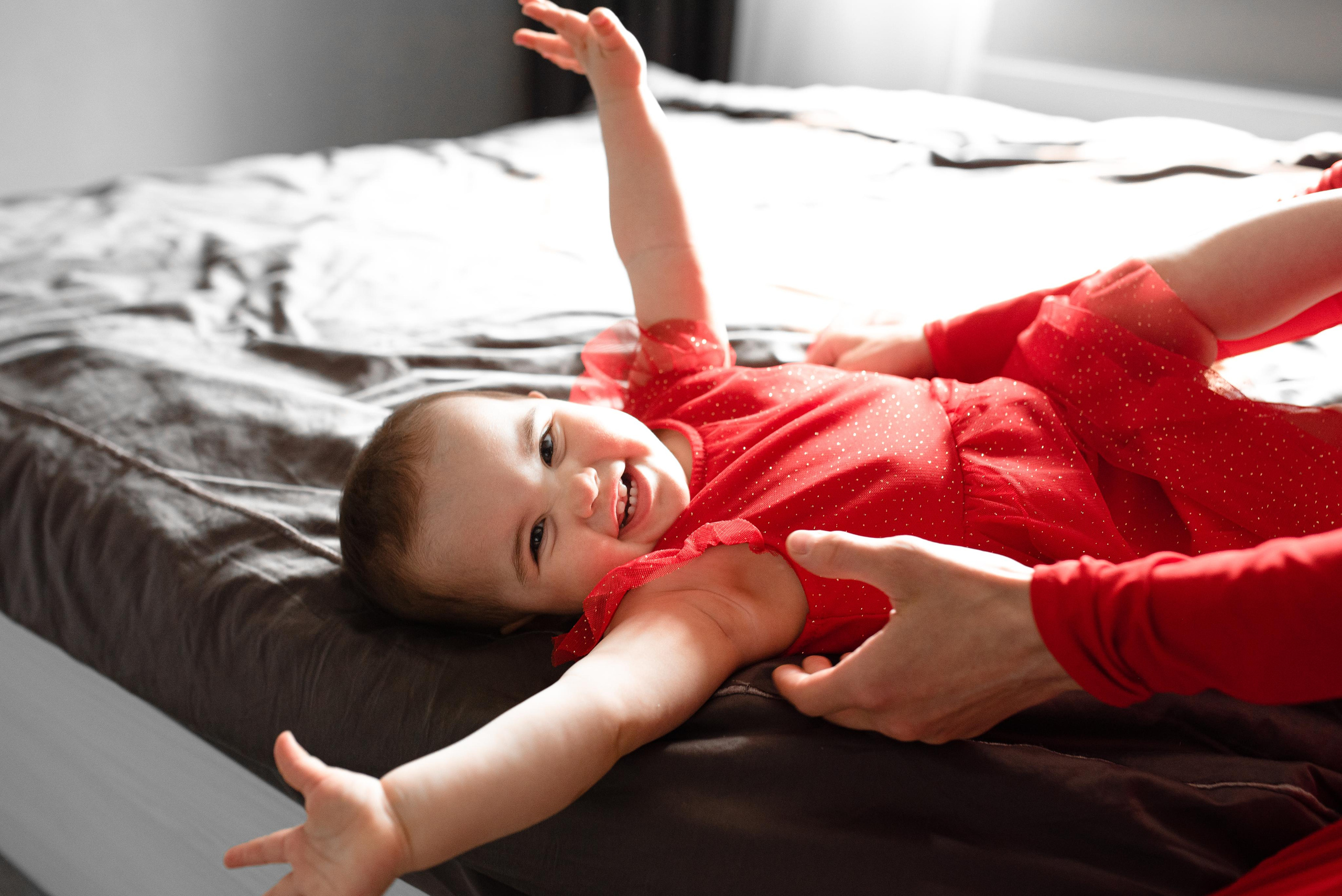 Мирослава, 1 годик (домашняя фотосессия). Фотограф новорожденных в Екатеринбурге Лена Ильина