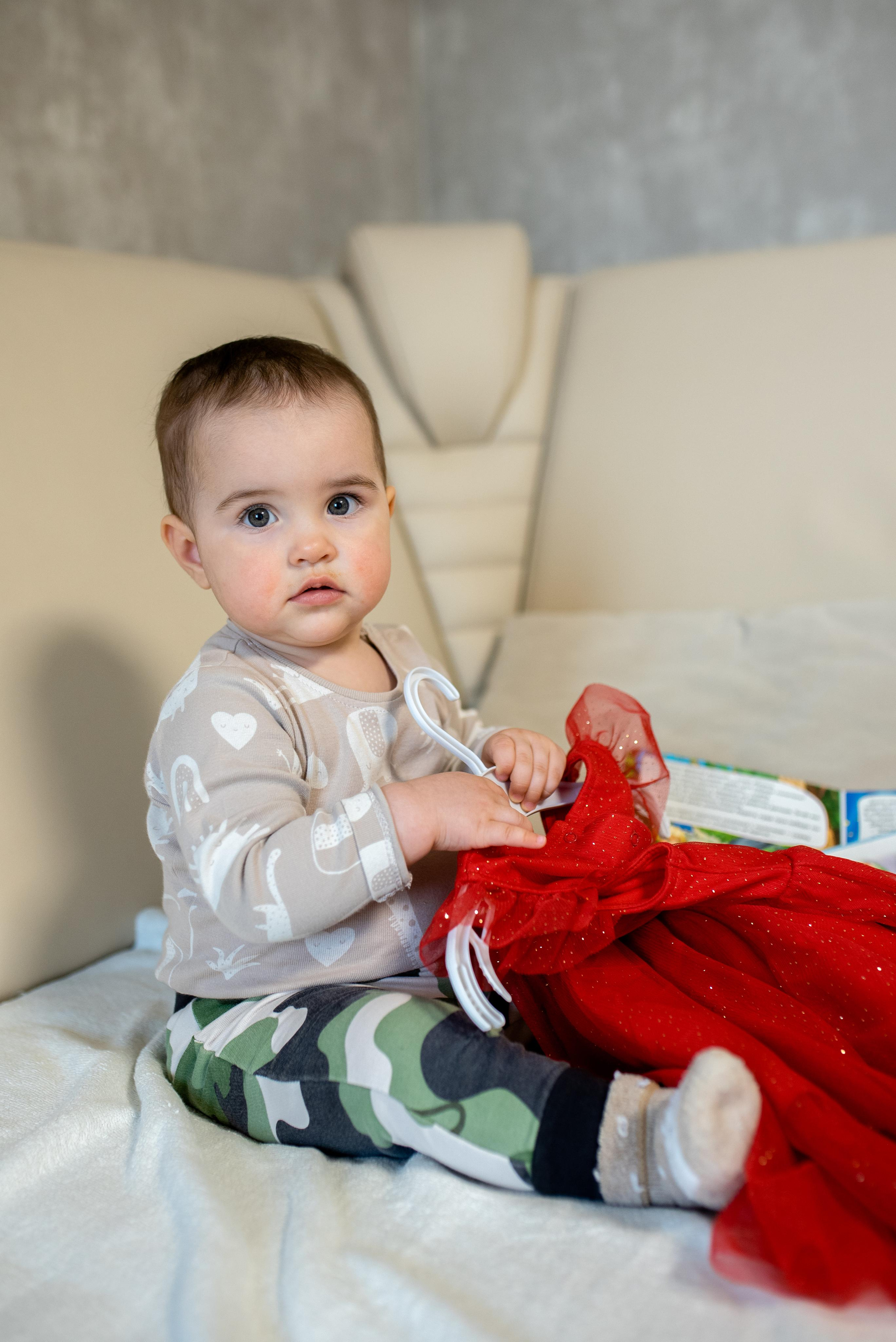 Мирослава, 1 годик (домашняя фотосессия). Фотограф новорожденных в Екатеринбурге Лена Ильина