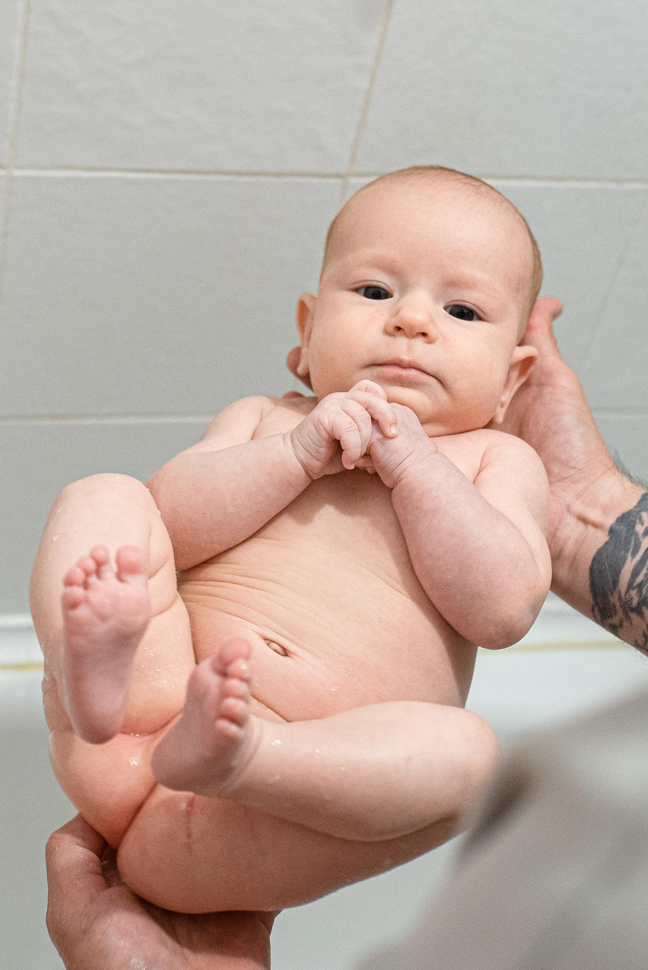 Мария, 3 месяца (домашняя фотосессия в стиле Lifestyle). Фотограф новорожденных в Екатеринбурге Лена Ильина