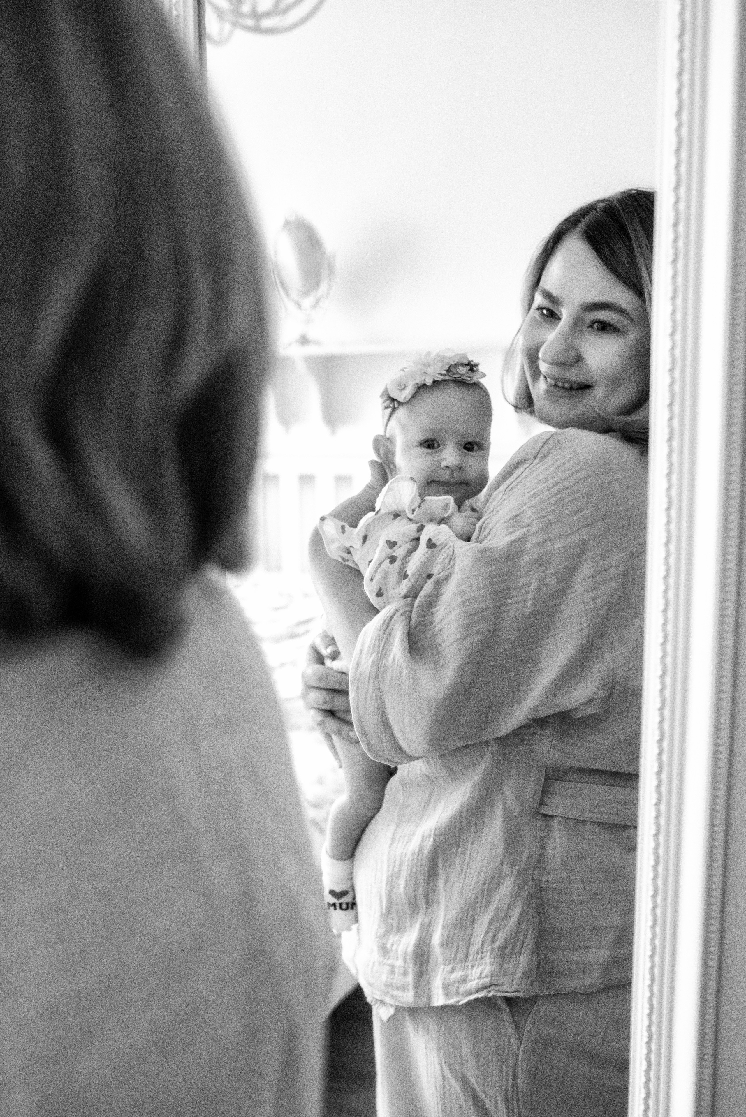 Мария, 3 месяца (домашняя фотосессия в стиле Lifestyle). Фотограф новорожденных в Екатеринбурге Лена Ильина