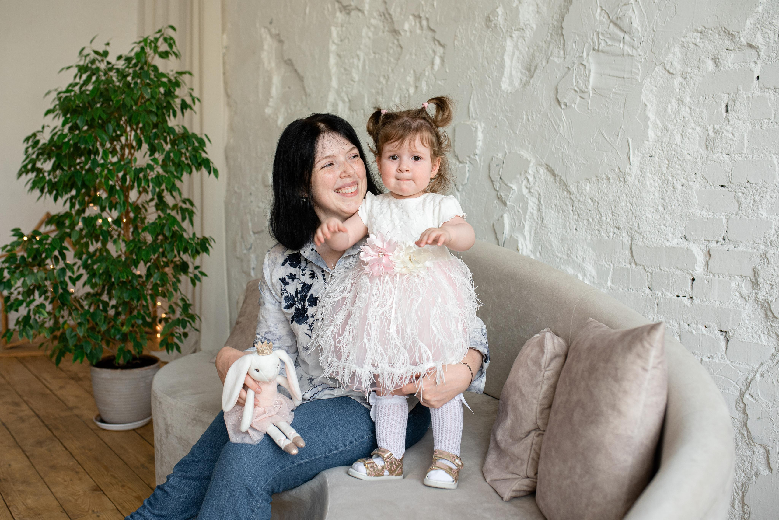 Полина, 1 годик (фотостудия Lightroom). Фотограф новорожденных в Екатеринбурге Лена Ильина