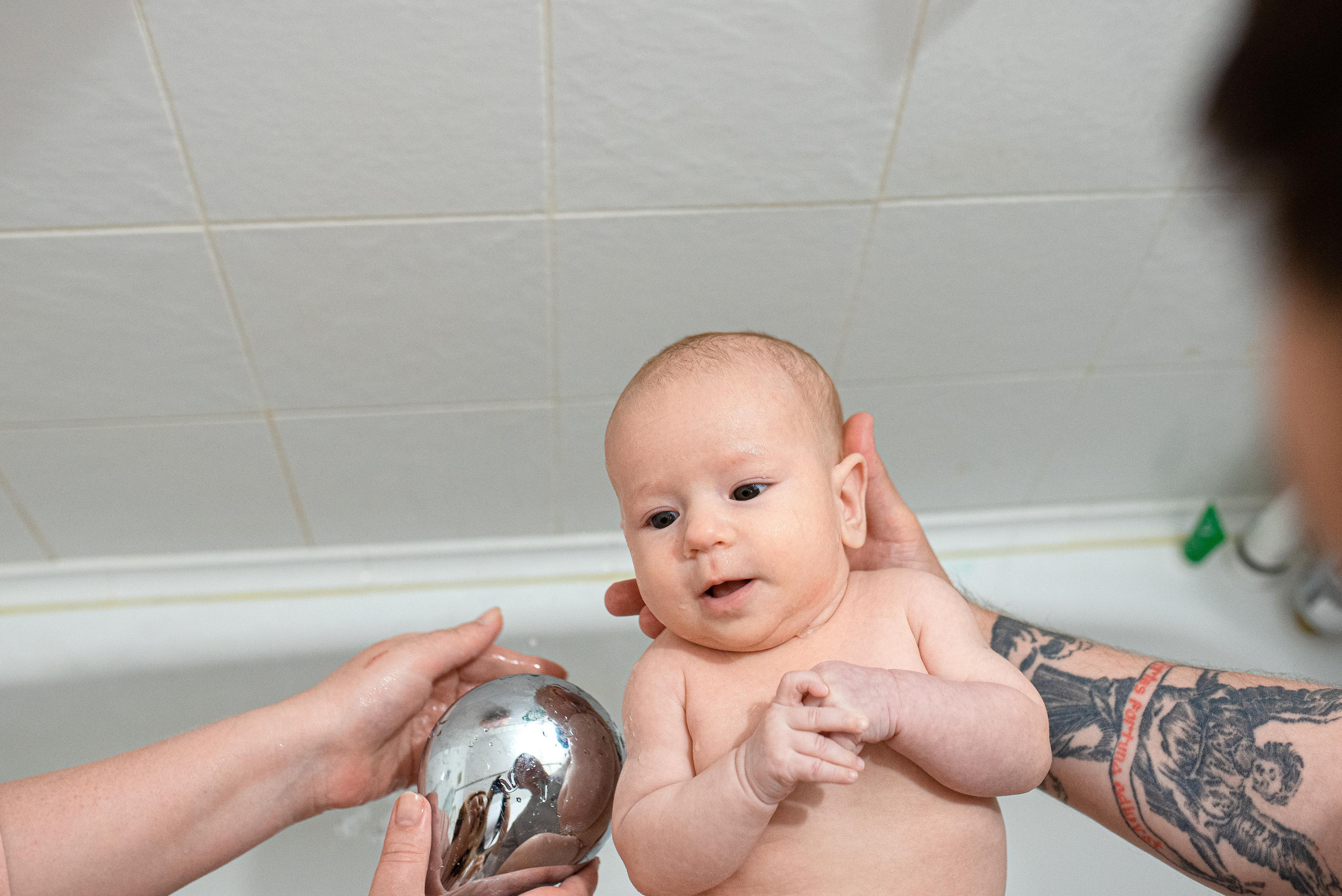 Мария, 3 месяца (домашняя фотосессия в стиле Lifestyle). Фотограф новорожденных в Екатеринбурге Лена Ильина