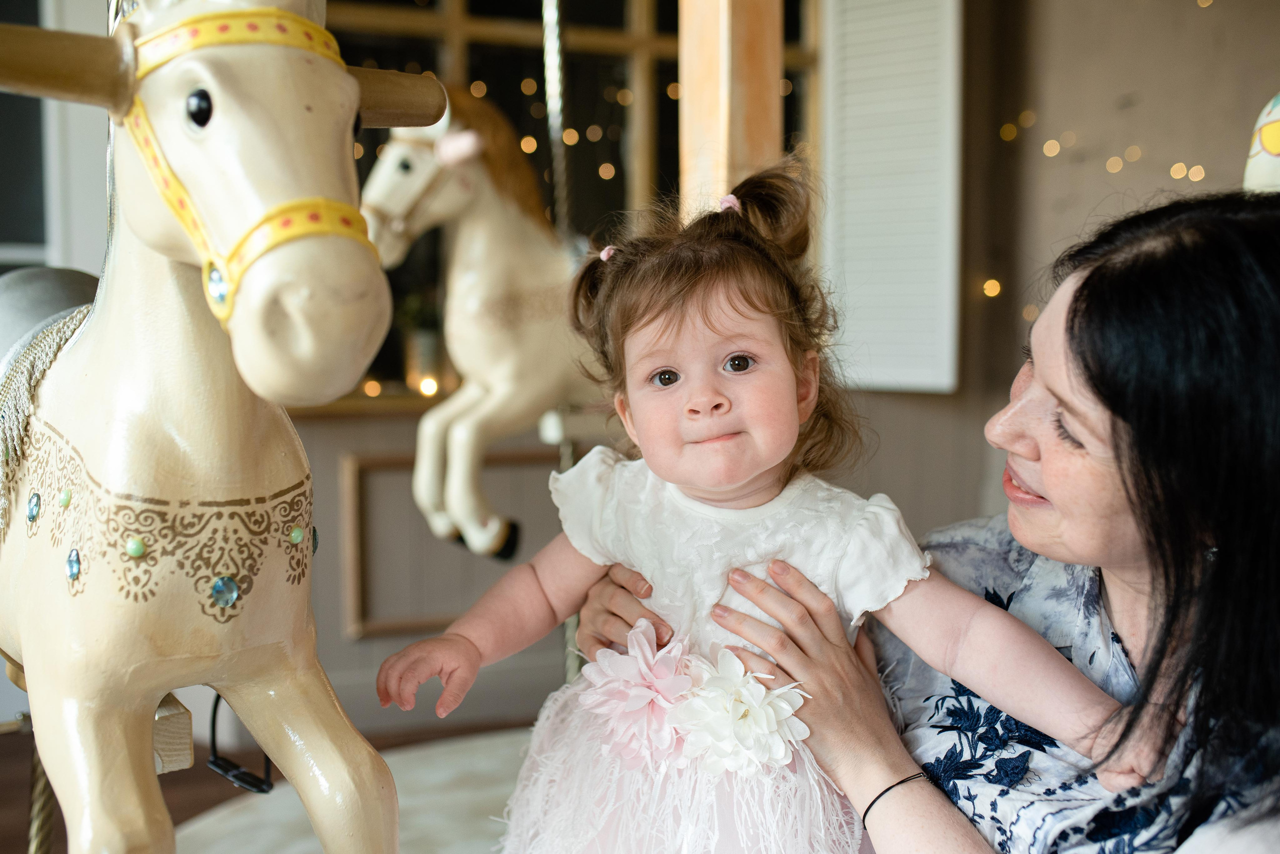 Полина, 1 годик (фотостудия Lightroom). Фотограф новорожденных в Екатеринбурге Лена Ильина