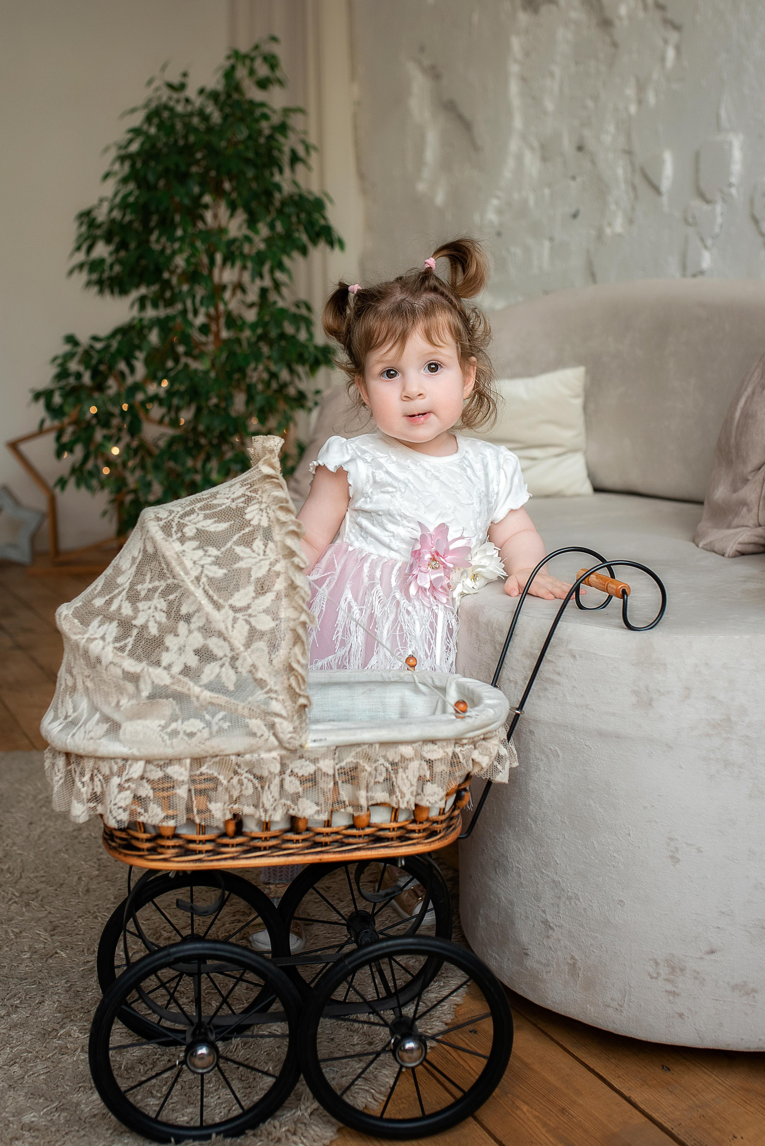 Полина, 1 годик (фотостудия Lightroom). Фотограф новорожденных в Екатеринбурге Лена Ильина