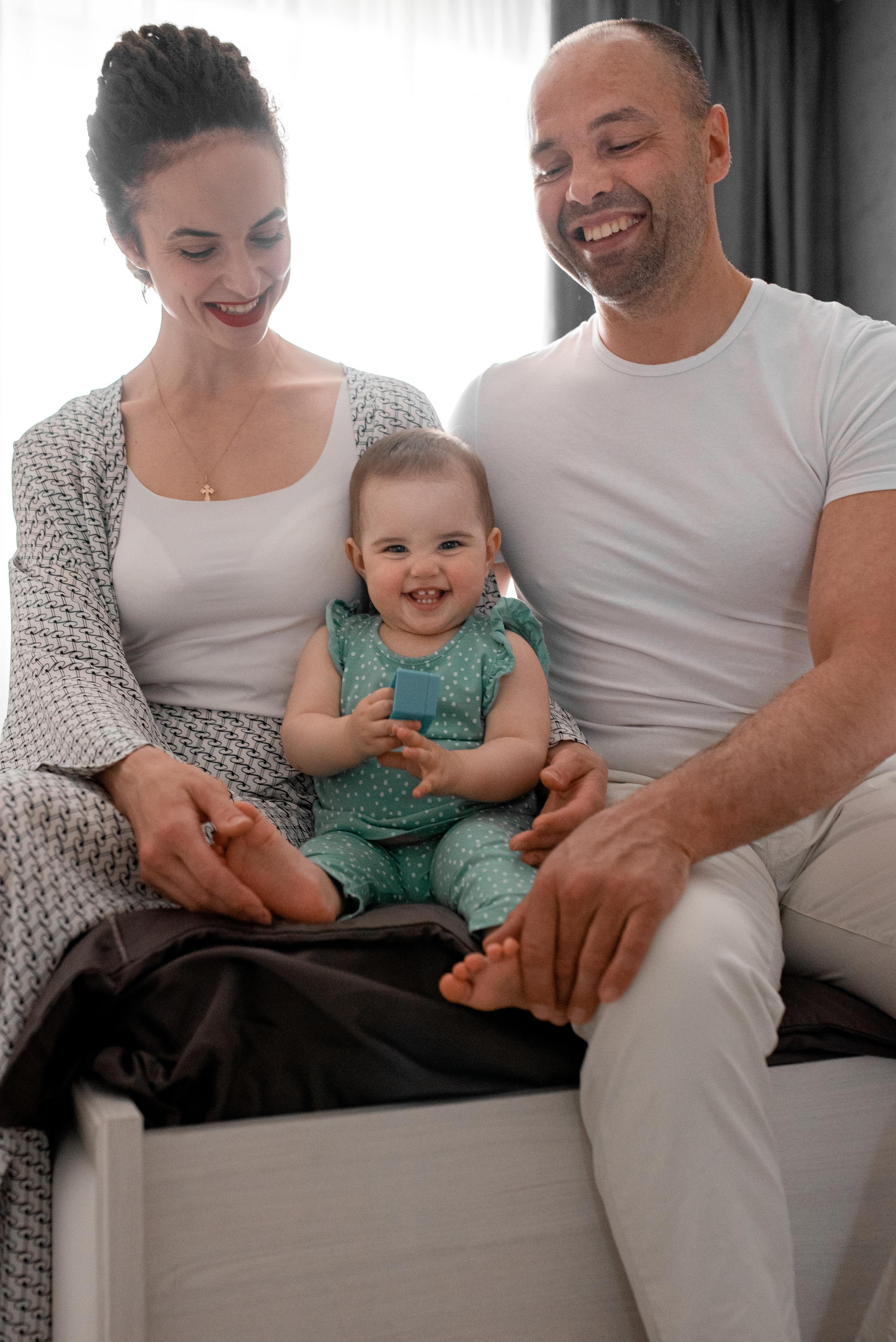 Мирослава, 1 годик (домашняя фотосессия). Фотограф новорожденных в Екатеринбурге Лена Ильина