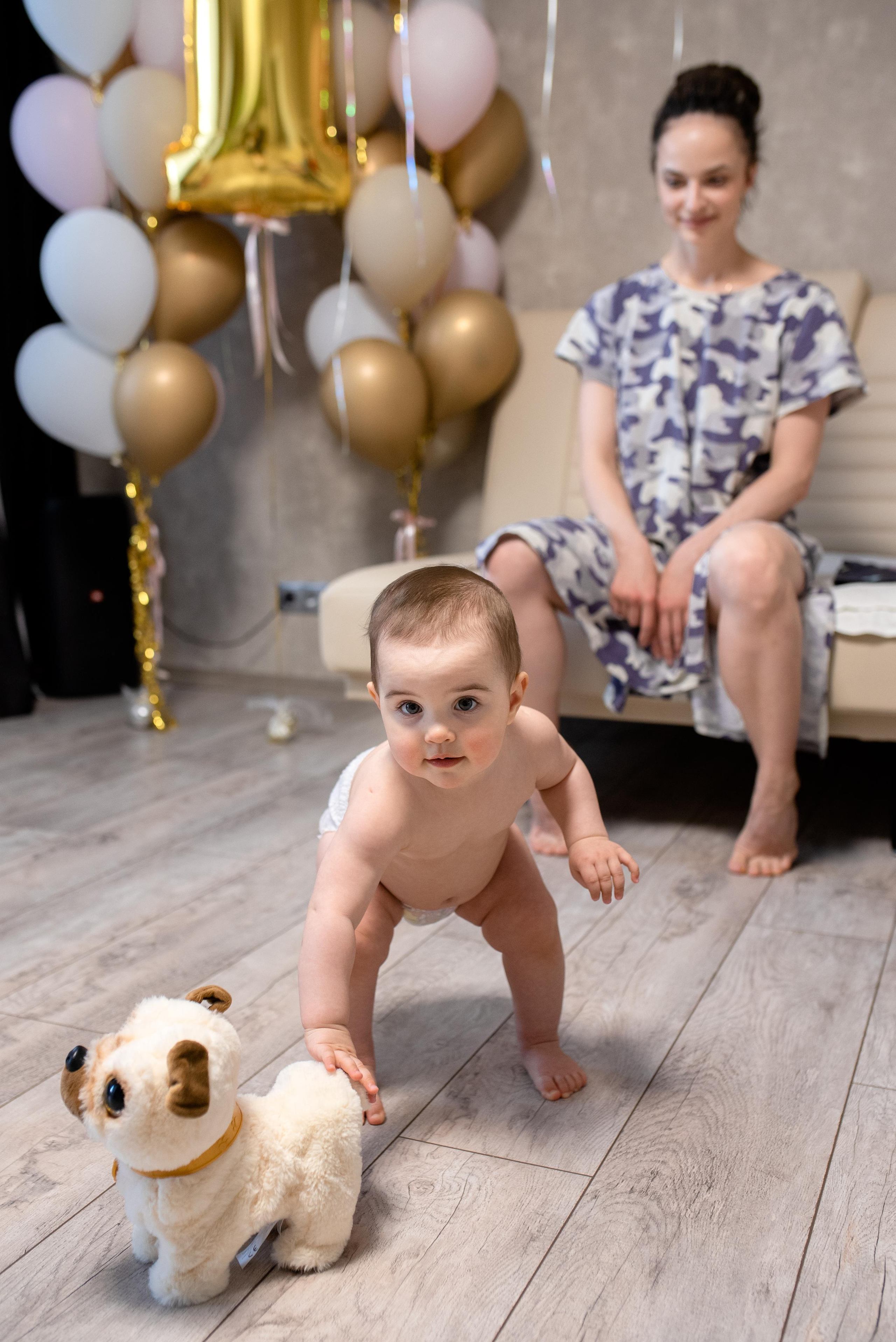 Мирослава, 1 годик (домашняя фотосессия). Фотограф новорожденных в Екатеринбурге Лена Ильина