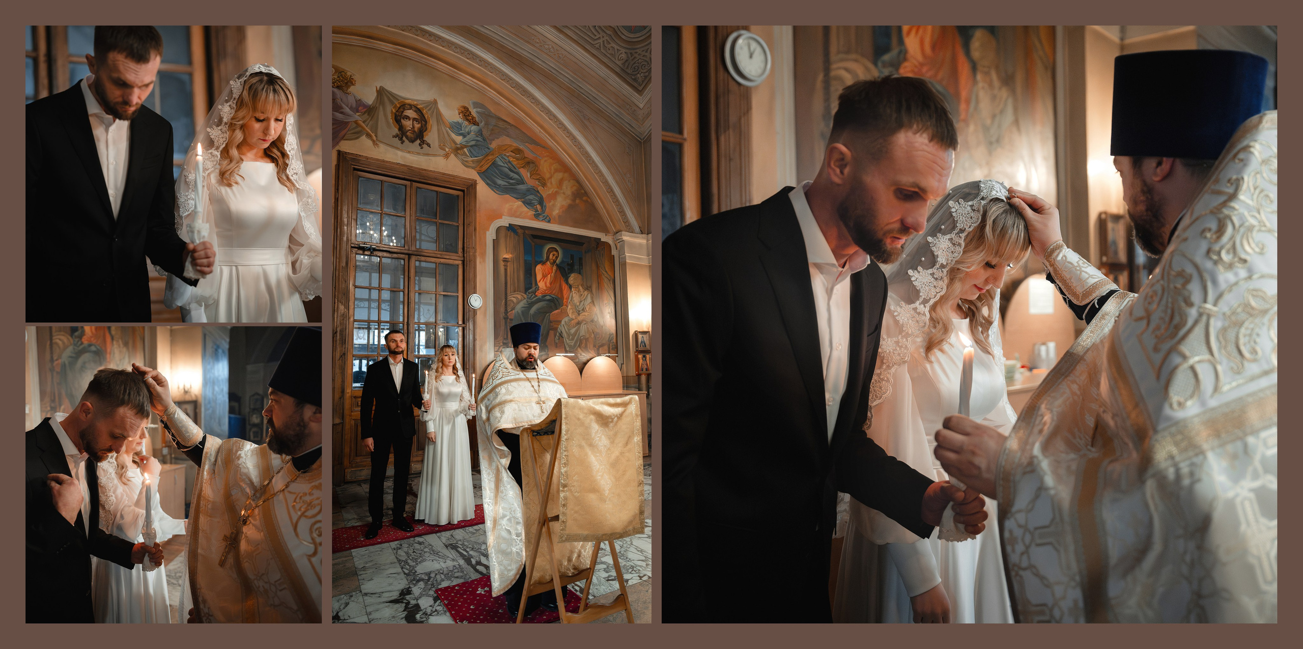 Венчание Дениса и Натальи. Фото- и видеосъёмка крещения и венчания. Фотограф на крещение Москва