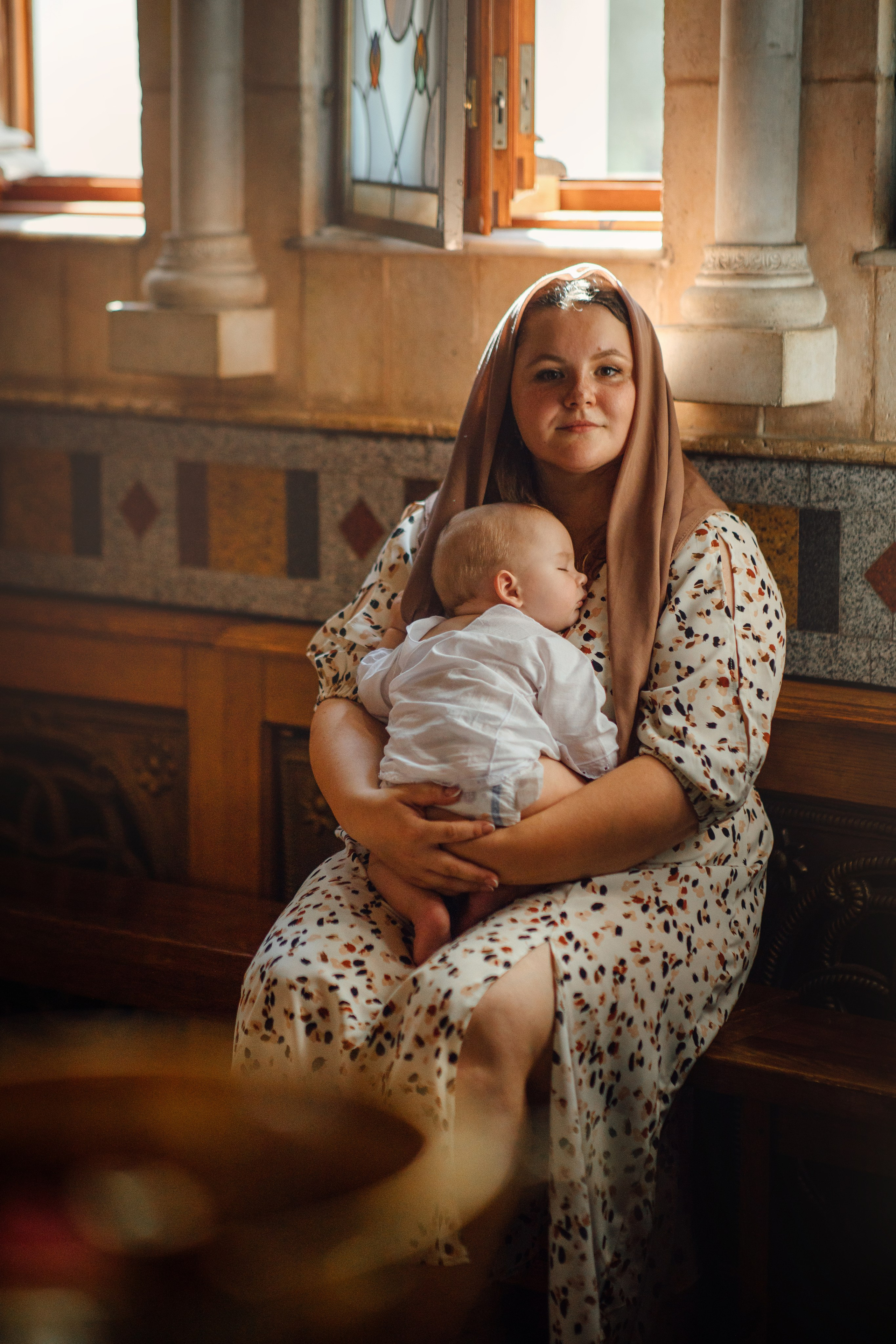 Крещение Егора (Георгия) Державный храм, св. Елисаветенского монастыря, Новинки, август 2024