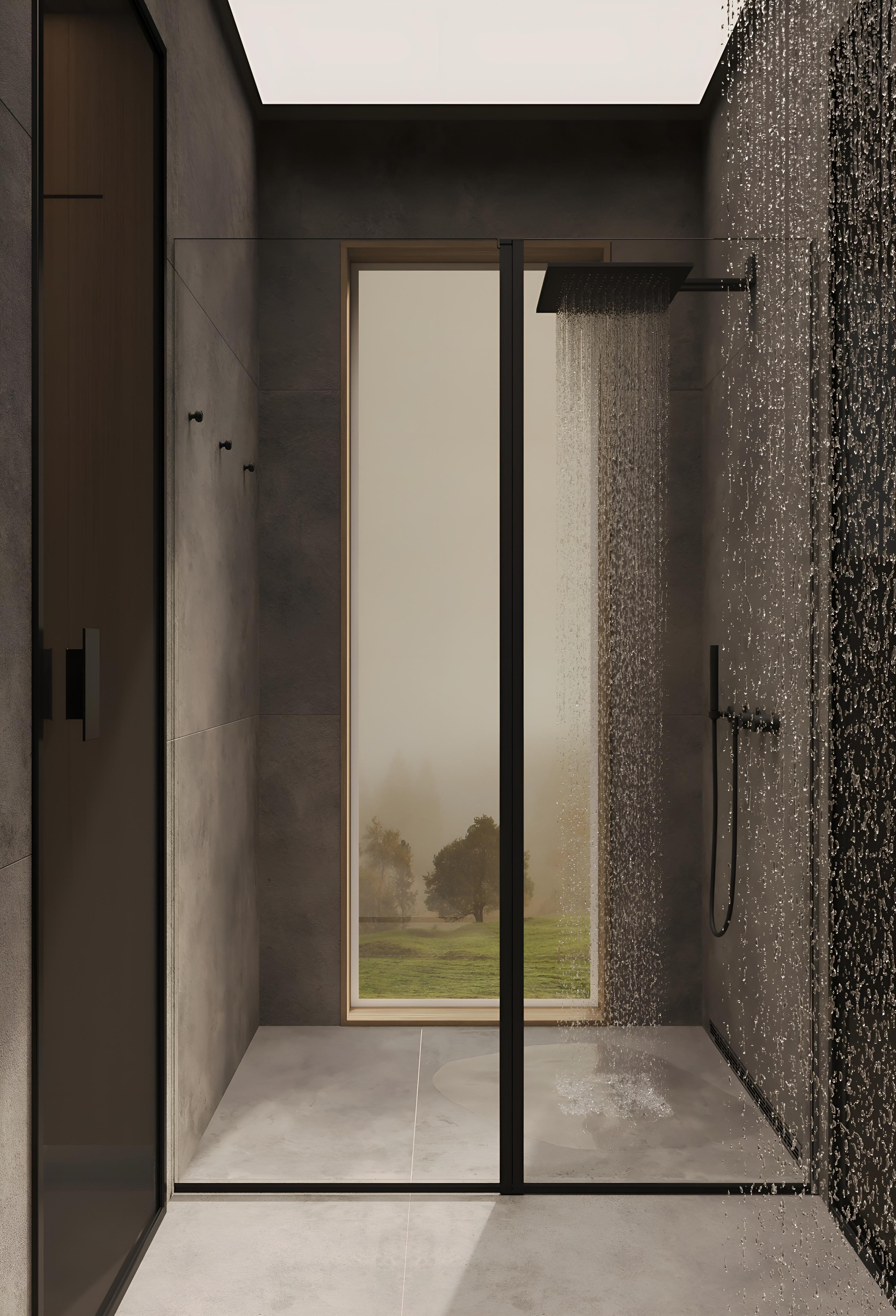 Душевые. 3D Визуализация интерьеров жилых и коммерческих помещений