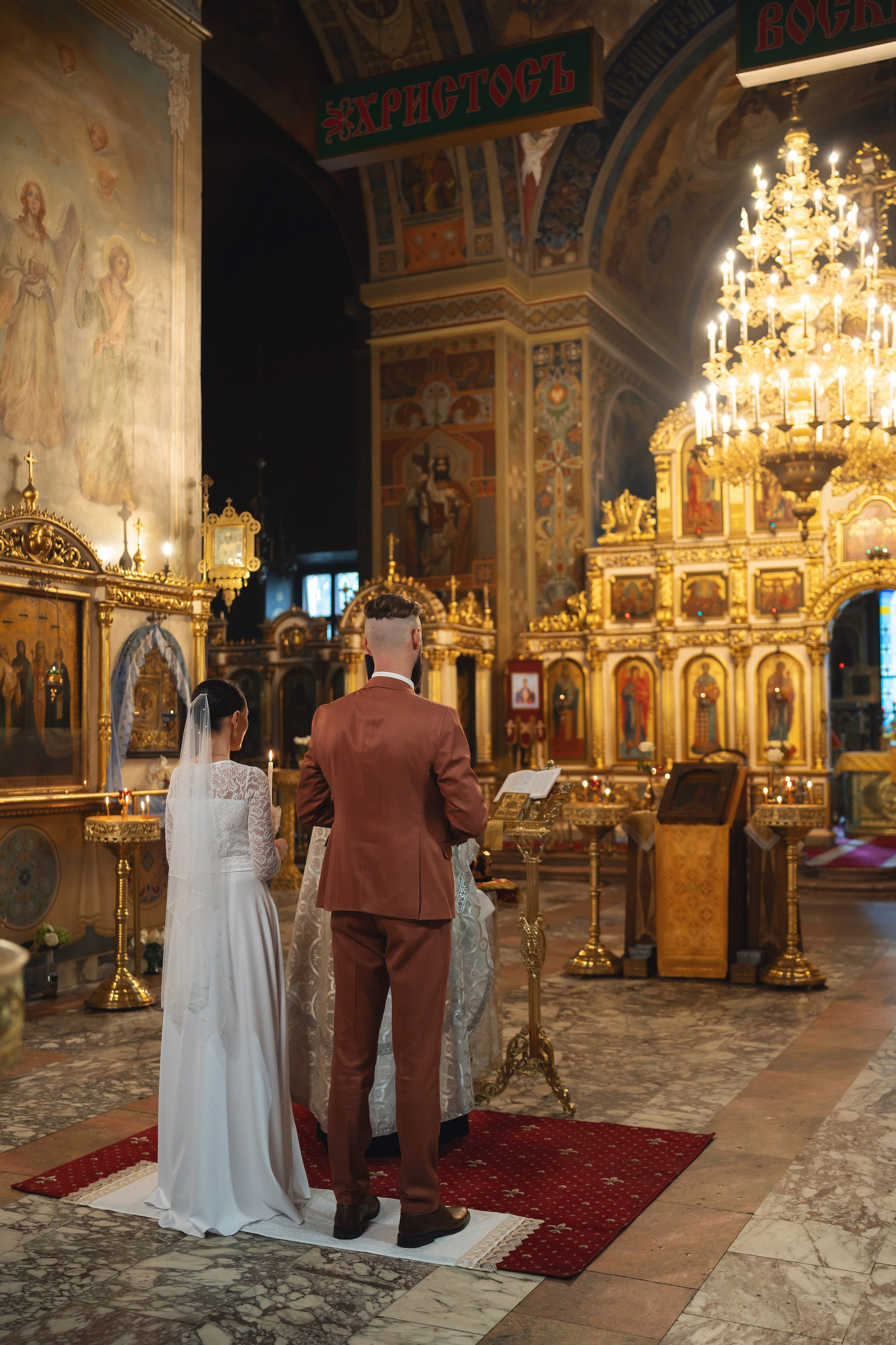 Венчание в храме Воскресения Словущего в Даниловской слободе