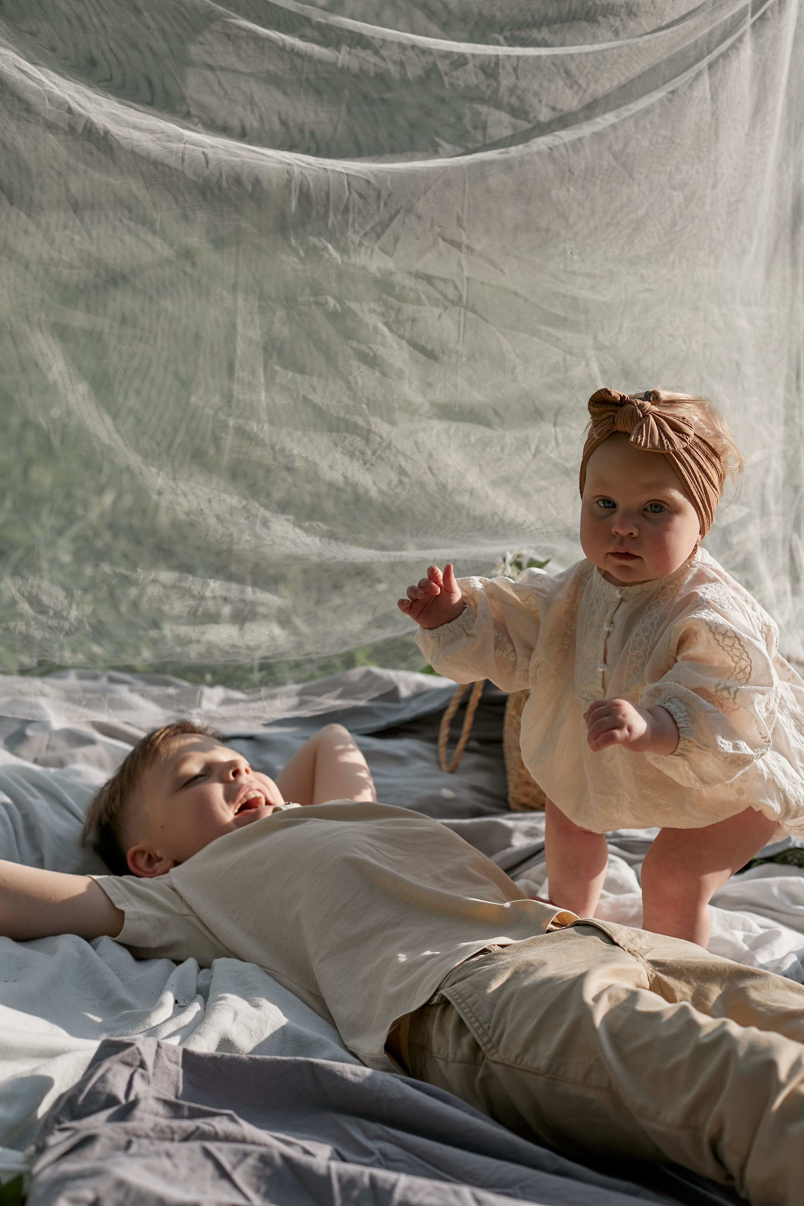 Цветение яблони. Семейный фотограф в Москве Вера Гук