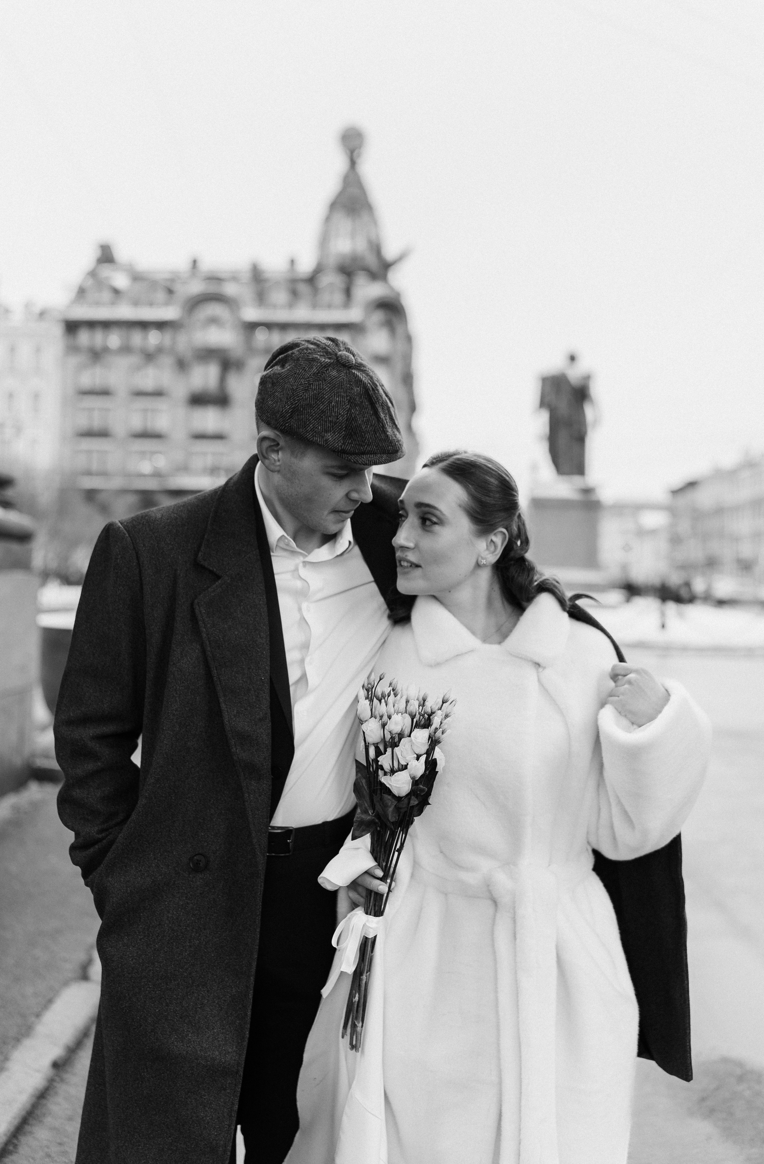 Свадебная фотосессия в Санкт-Петербурге. Федосова Елизавета - свадебный фотограф СПб. Фотосессия Казанский собор.